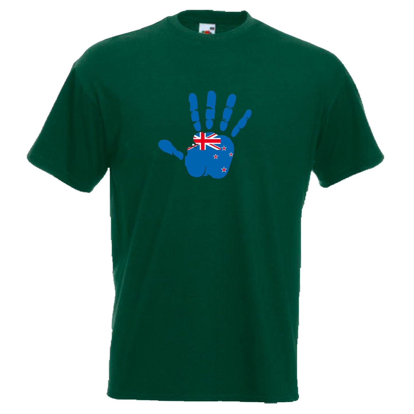 INDIGOS UG - T-Shirt Herren - Neuseeland - Hand - Fussball