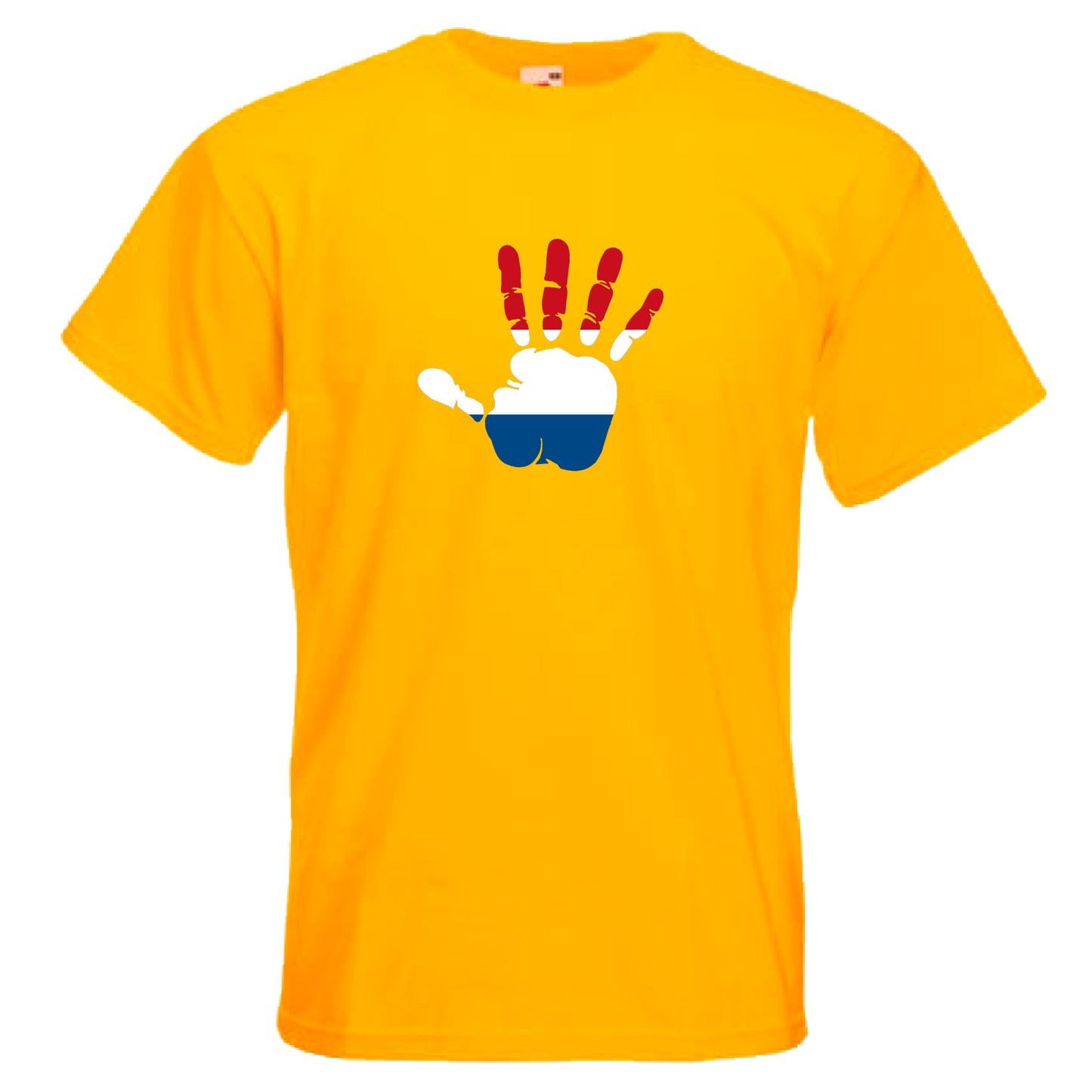 INDIGOS UG - T-Shirt Herren - Niederlande - Hand - Fussball
