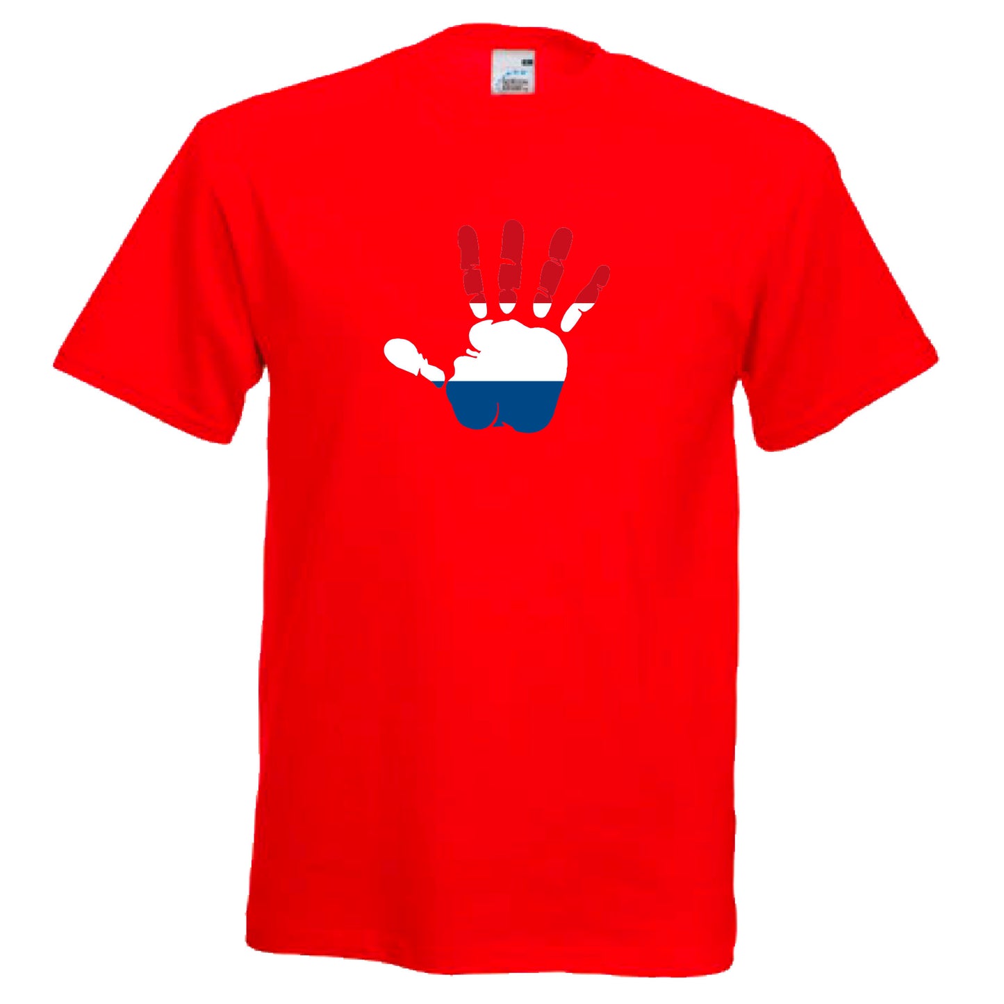 INDIGOS UG - T-Shirt Herren - Niederlande - Hand - Fussball