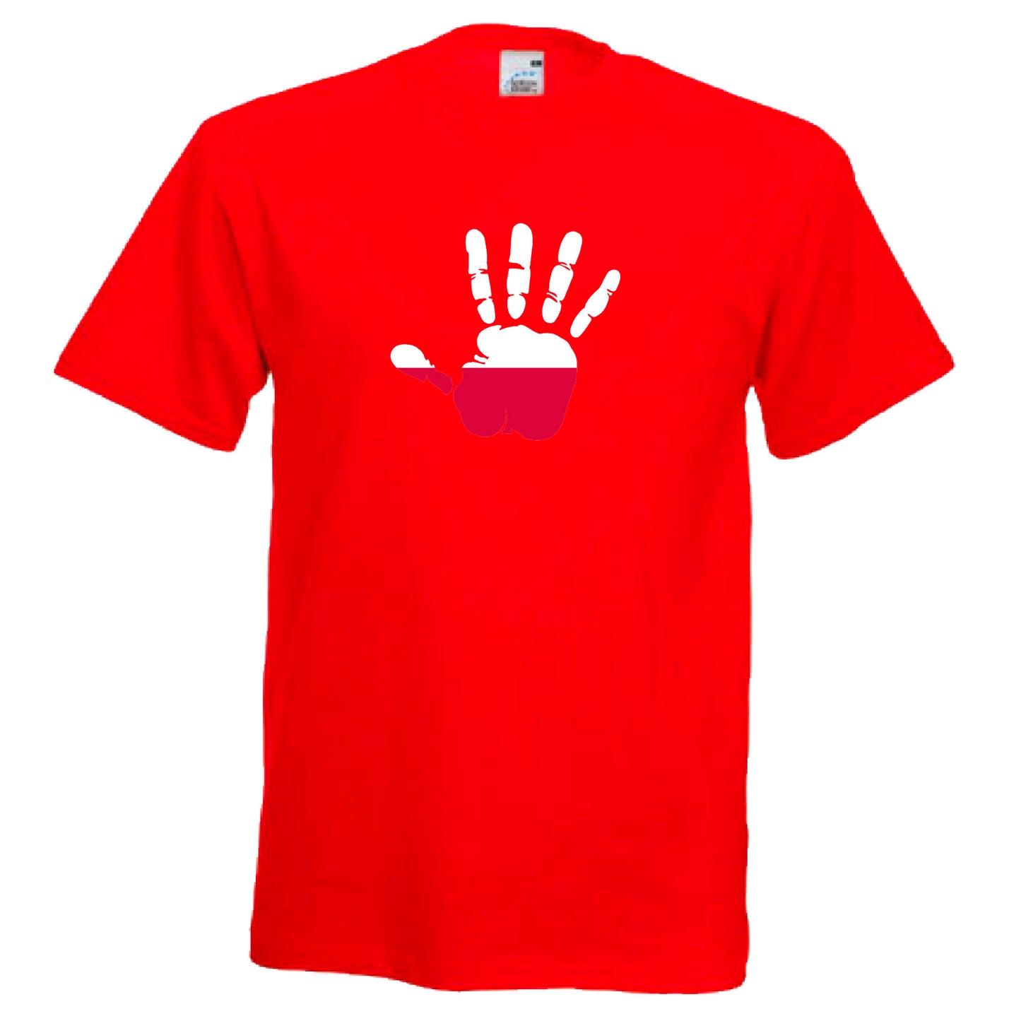 INDIGOS UG - T-Shirt Herren - Polen - Hand - Fussball