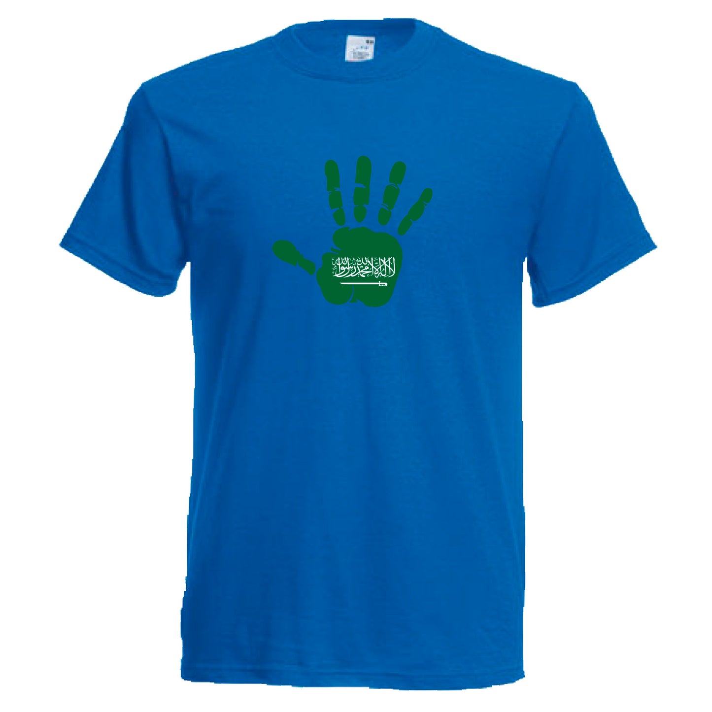 INDIGOS UG - T-Shirt Herren - Saudi-Arabien - Hand - Fussball