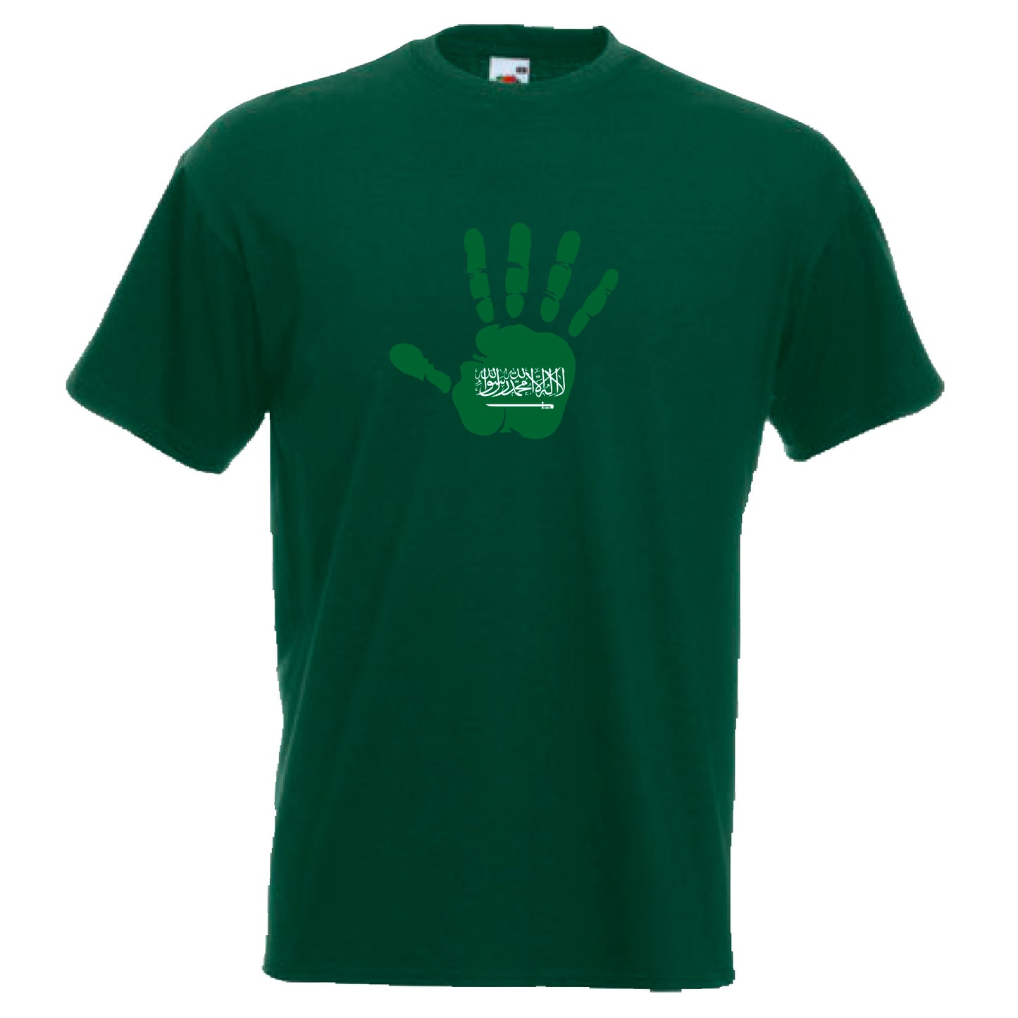 INDIGOS UG - T-Shirt Herren - Saudi-Arabien - Hand - Fussball