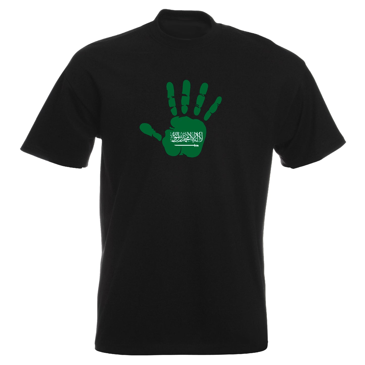 INDIGOS UG - T-Shirt Herren - Saudi-Arabien - Hand - Fussball