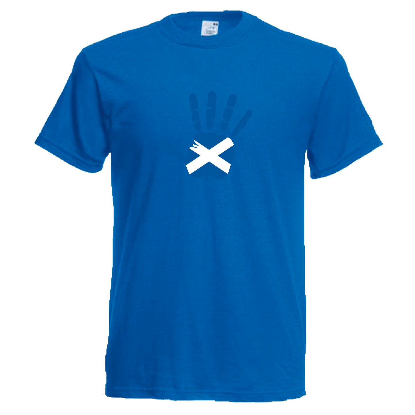 INDIGOS UG - T-Shirt Herren - Schottland - Hand - Fussball