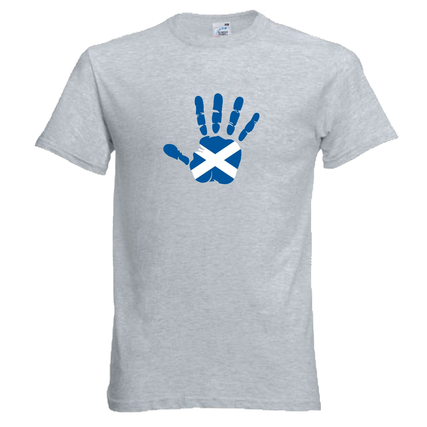INDIGOS UG - T-Shirt Herren - Schottland - Hand - Fussball
