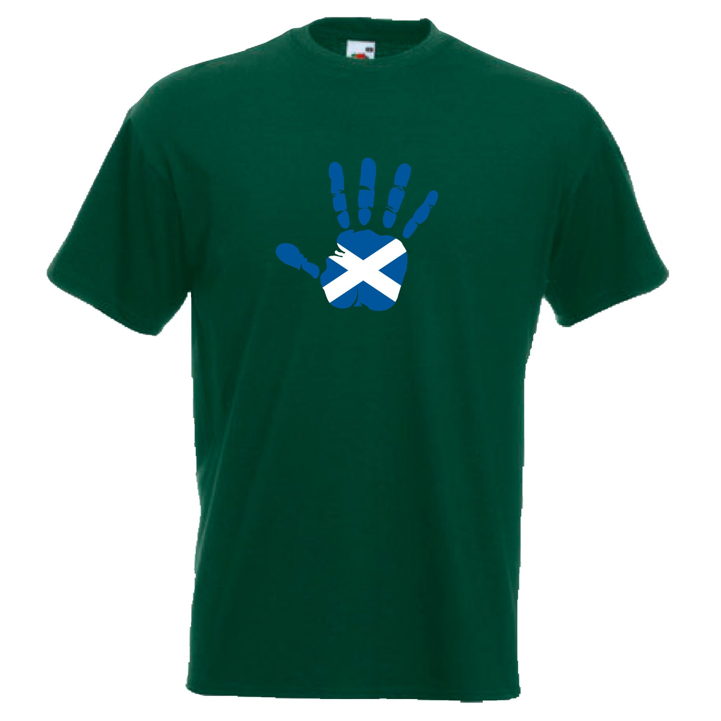 INDIGOS UG - T-Shirt Herren - Schottland - Hand - Fussball