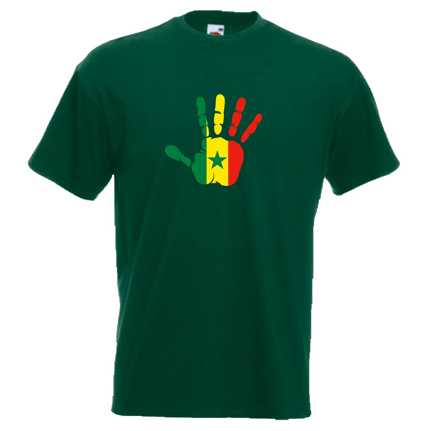 INDIGOS UG - T-Shirt Herren - Senegal - Hand - Fussball