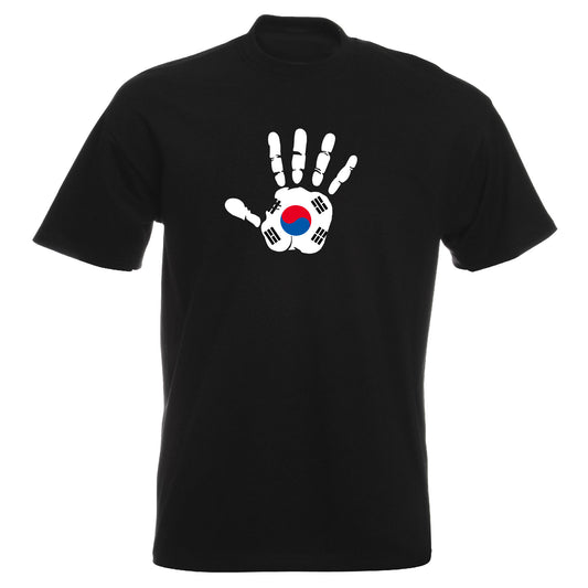 INDIGOS UG - T-Shirt Herren - Südkorea - Hand - Fussball