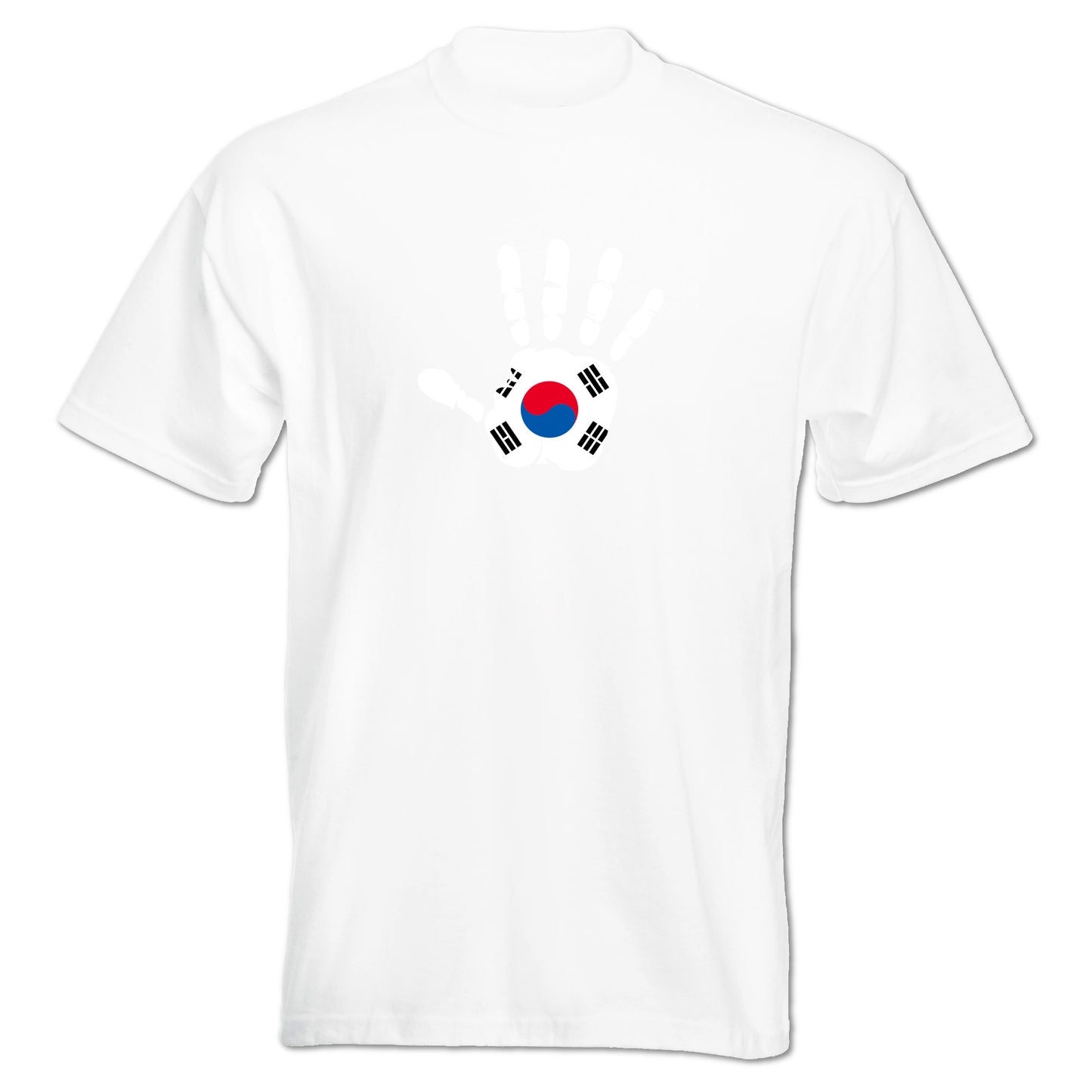 INDIGOS UG - T-Shirt Herren - Südkorea - Hand - Fussball