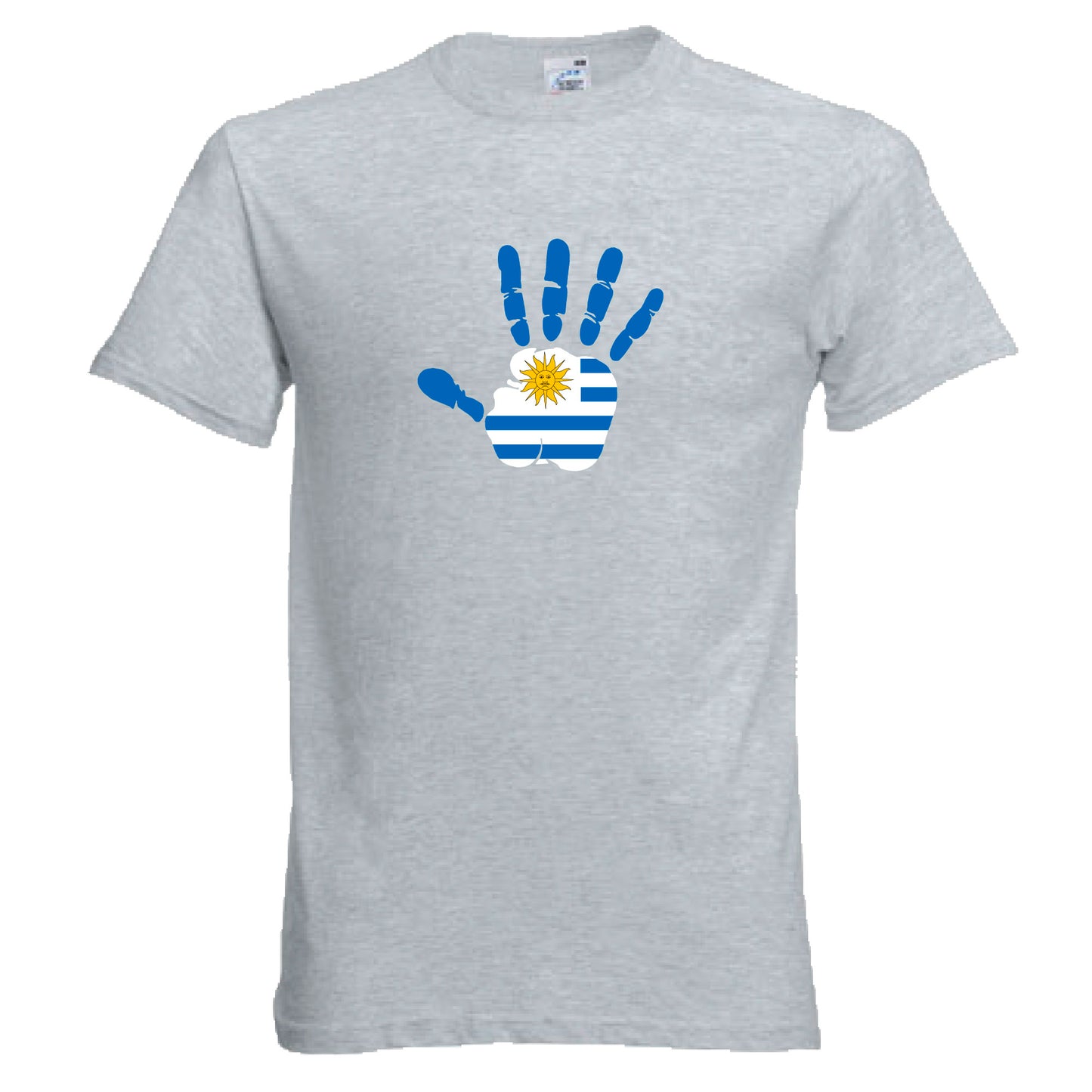 INDIGOS UG - T-Shirt Herren - Uruguay - Hand - Fussball