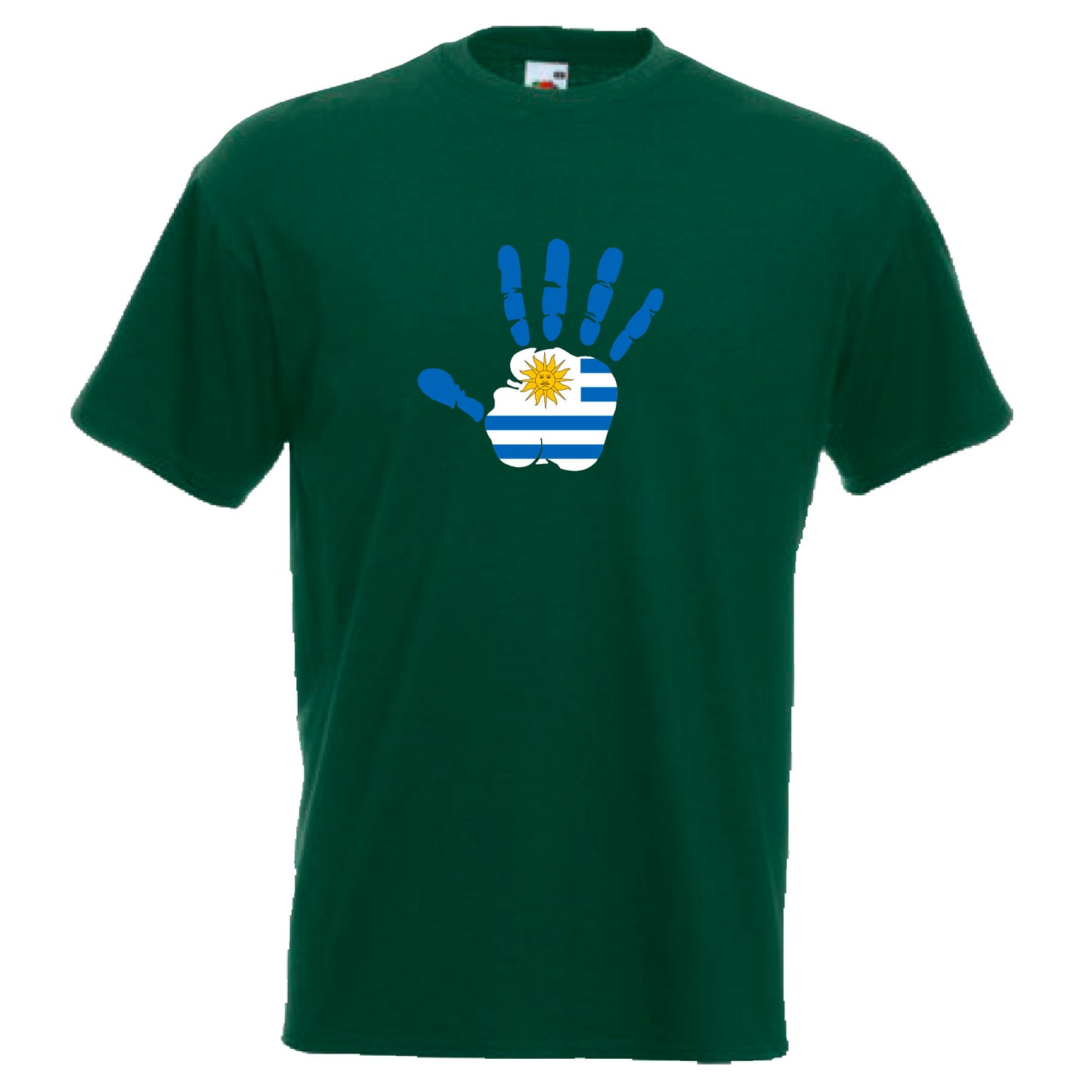 INDIGOS UG - T-Shirt Herren - Uruguay - Hand - Fussball