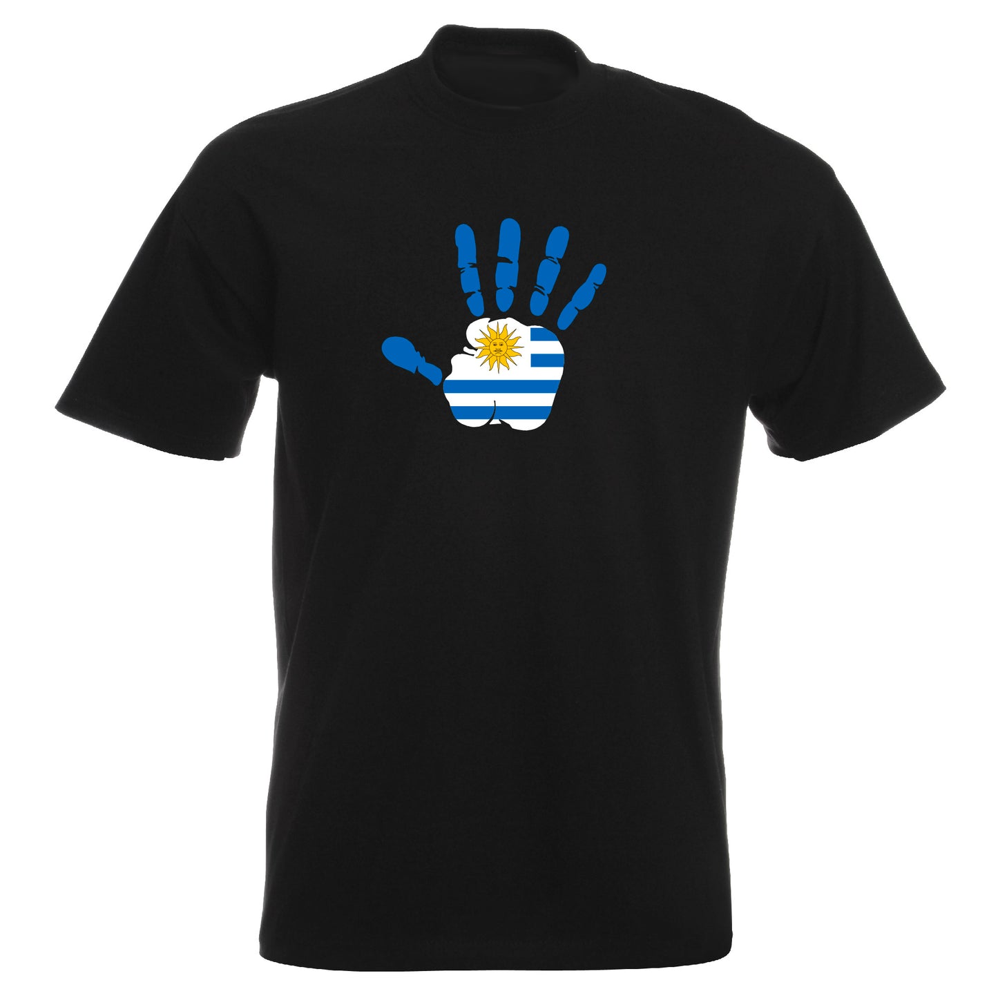 INDIGOS UG - T-Shirt Herren - Uruguay - Hand - Fussball