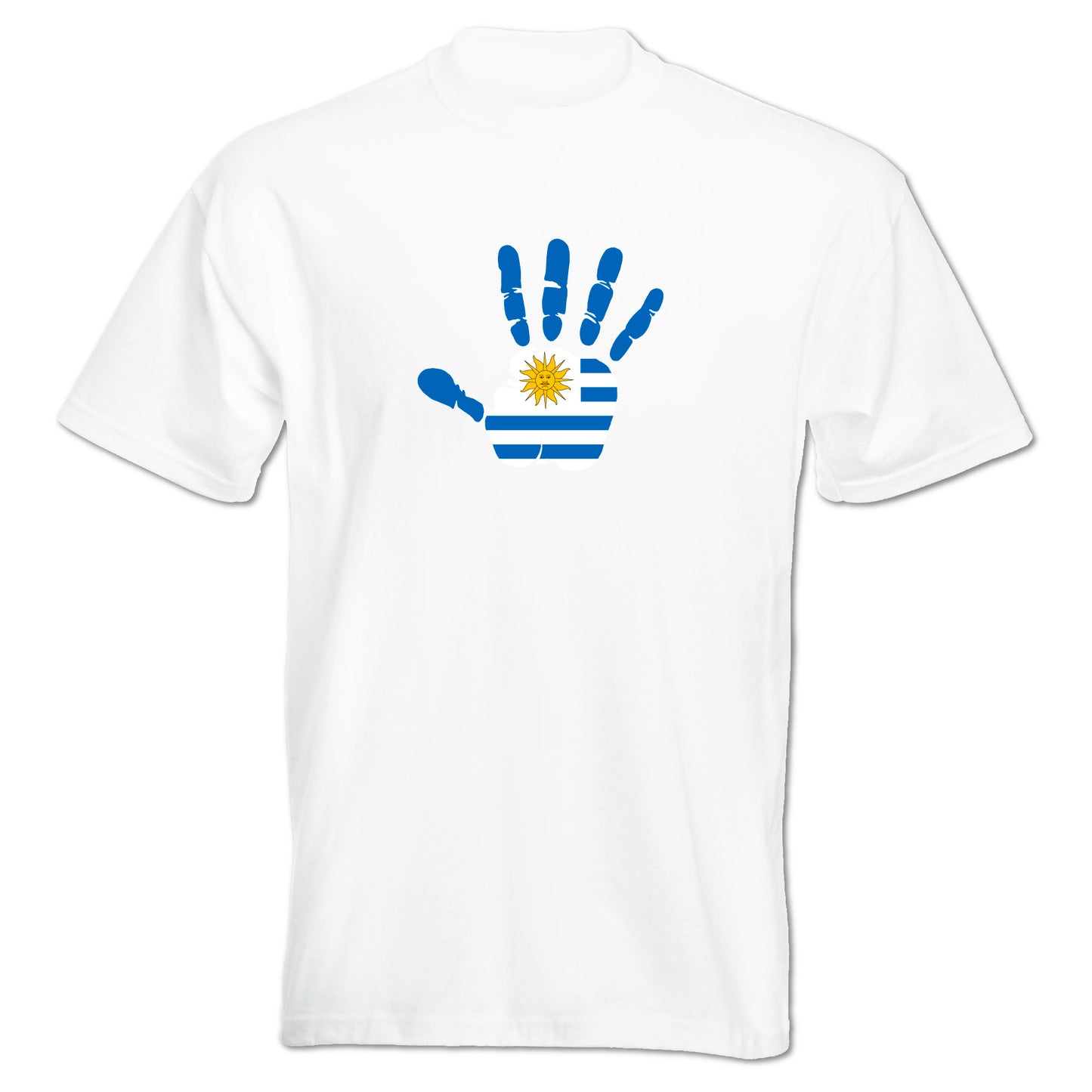 INDIGOS UG - T-Shirt Herren - Uruguay - Hand - Fussball