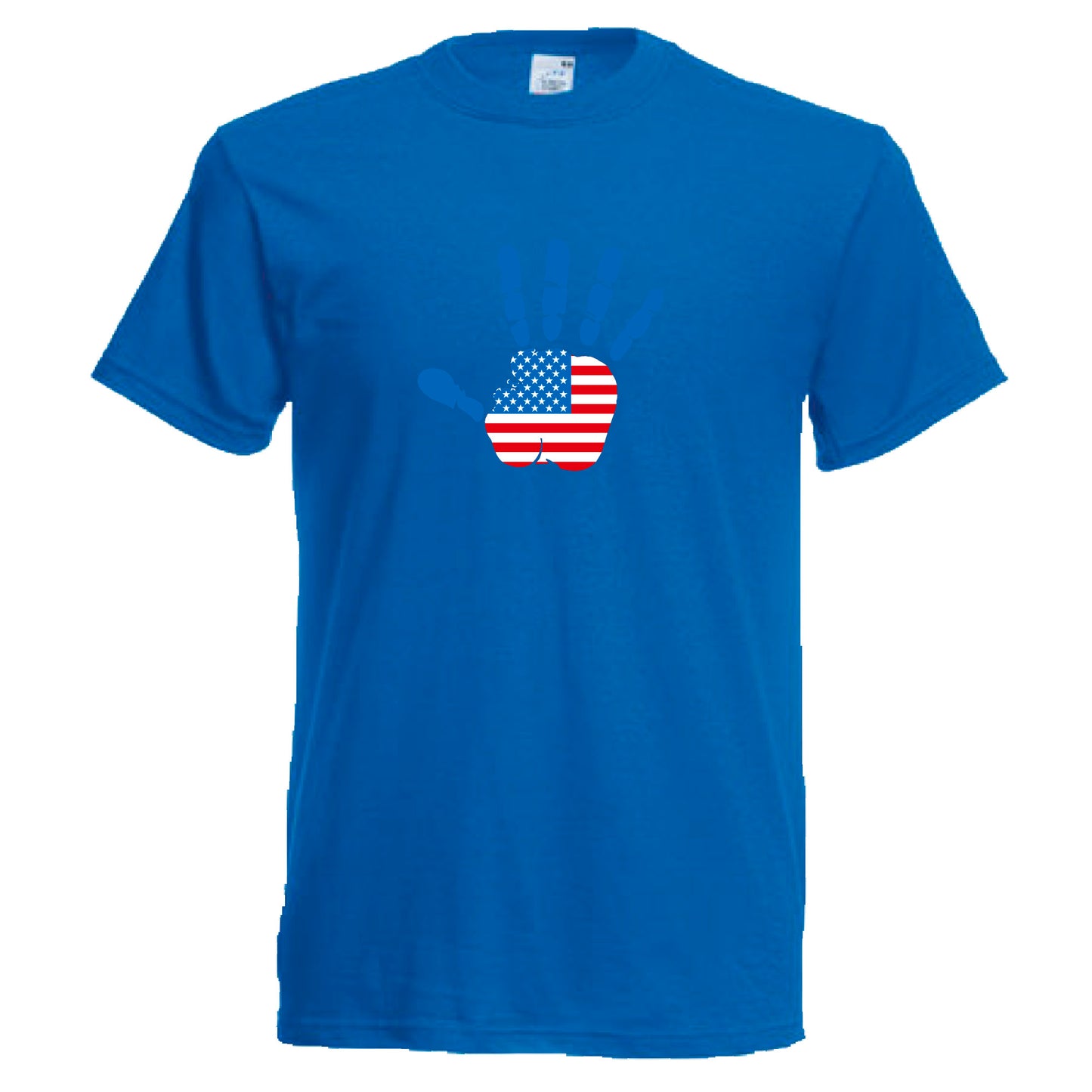 INDIGOS UG - T-Shirt Herren - USA - Hand - Fussball