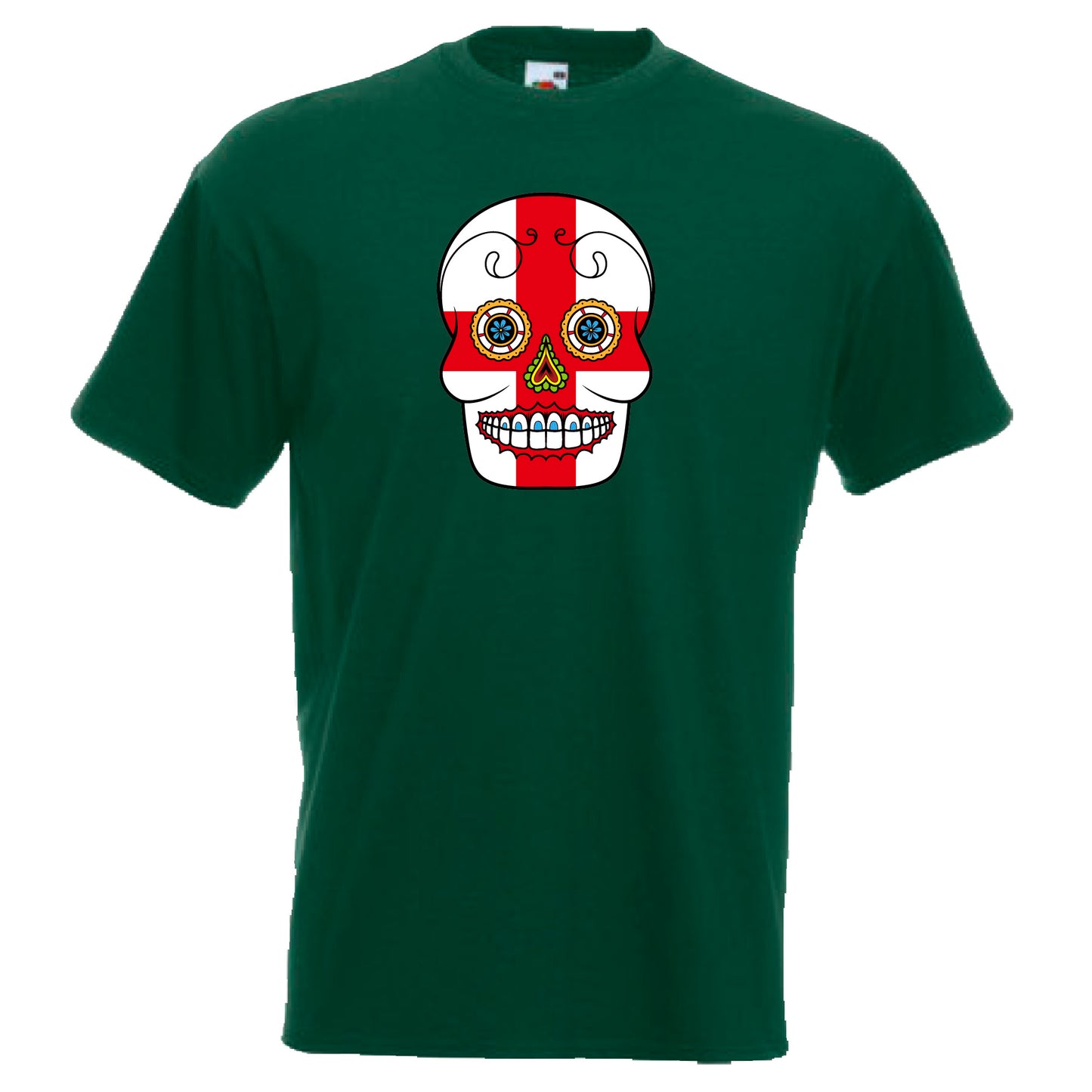 INDIGOS UG - T-Shirt Herren - England - Skull - Fussball