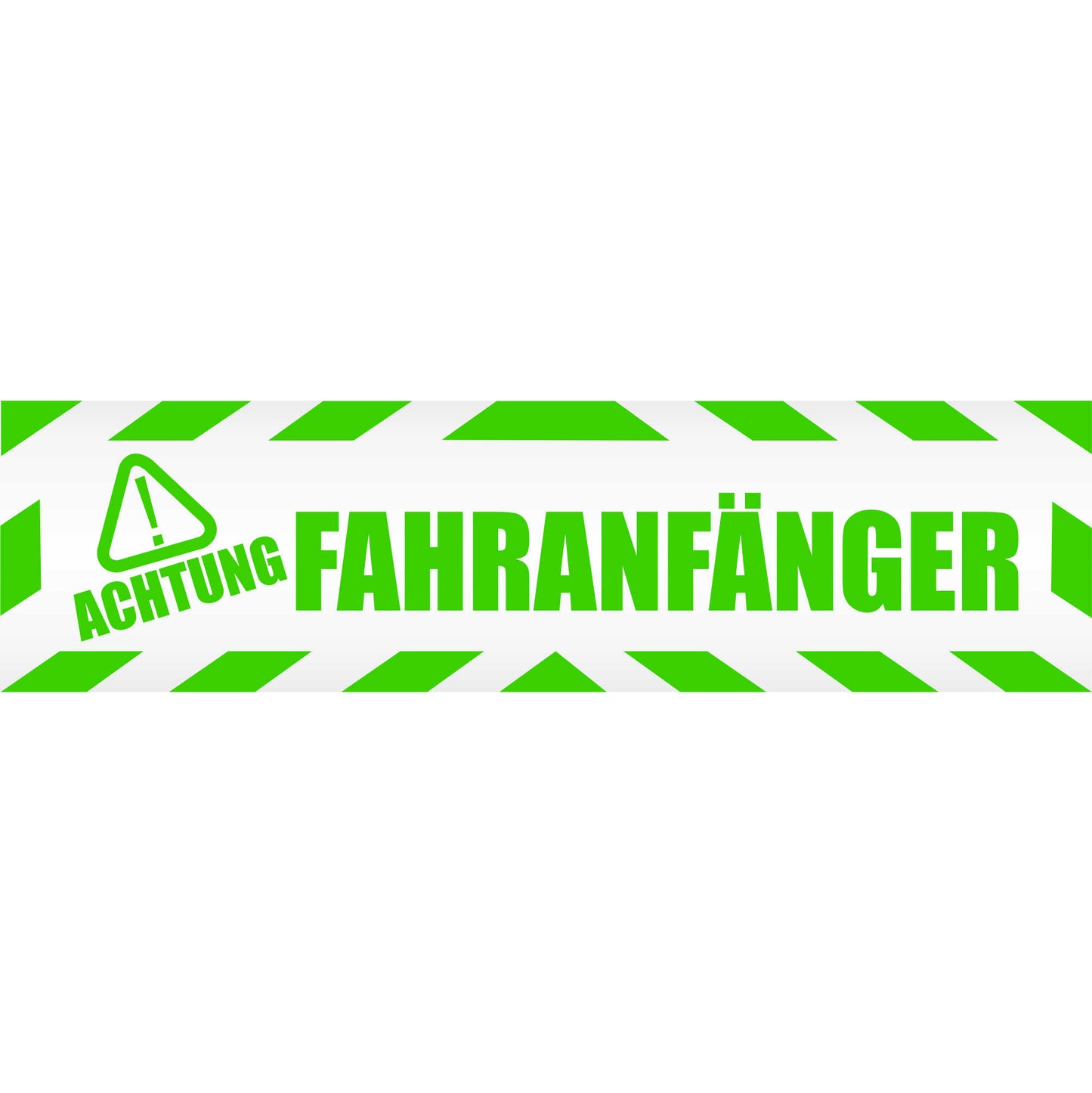 Magnetschild "ACHTUNG ! - Fahranfänger" - Magnetfolie für Auto - LKW - Truck - Baustelle - Firma