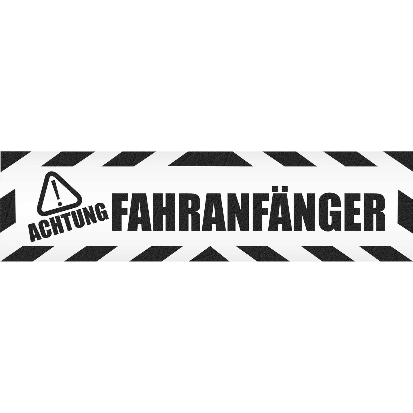 Magnetschild "ACHTUNG ! - Fahranfänger" - Magnetfolie für Auto - LKW - Truck - Baustelle - Firma