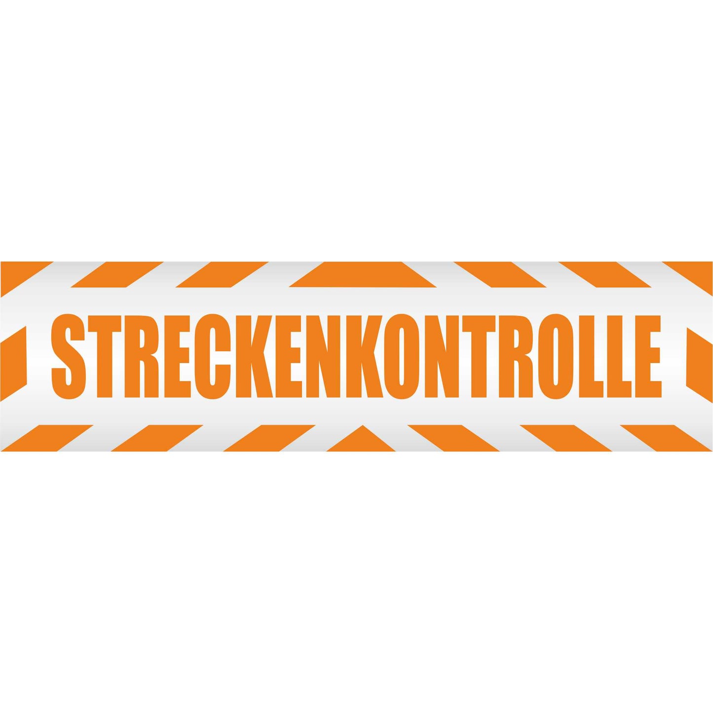 Magnetschild - Streckenkontrolle - Magnetfolie für Auto - LKW - Truck - Baustelle - Firma