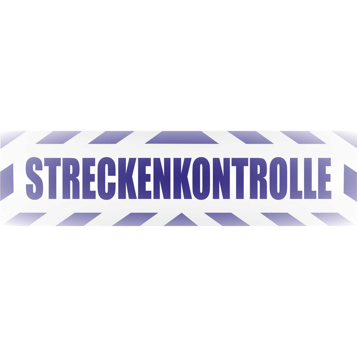 Magnetschild - Streckenkontrolle - Magnetfolie für Auto - LKW - Truck - Baustelle - Firma