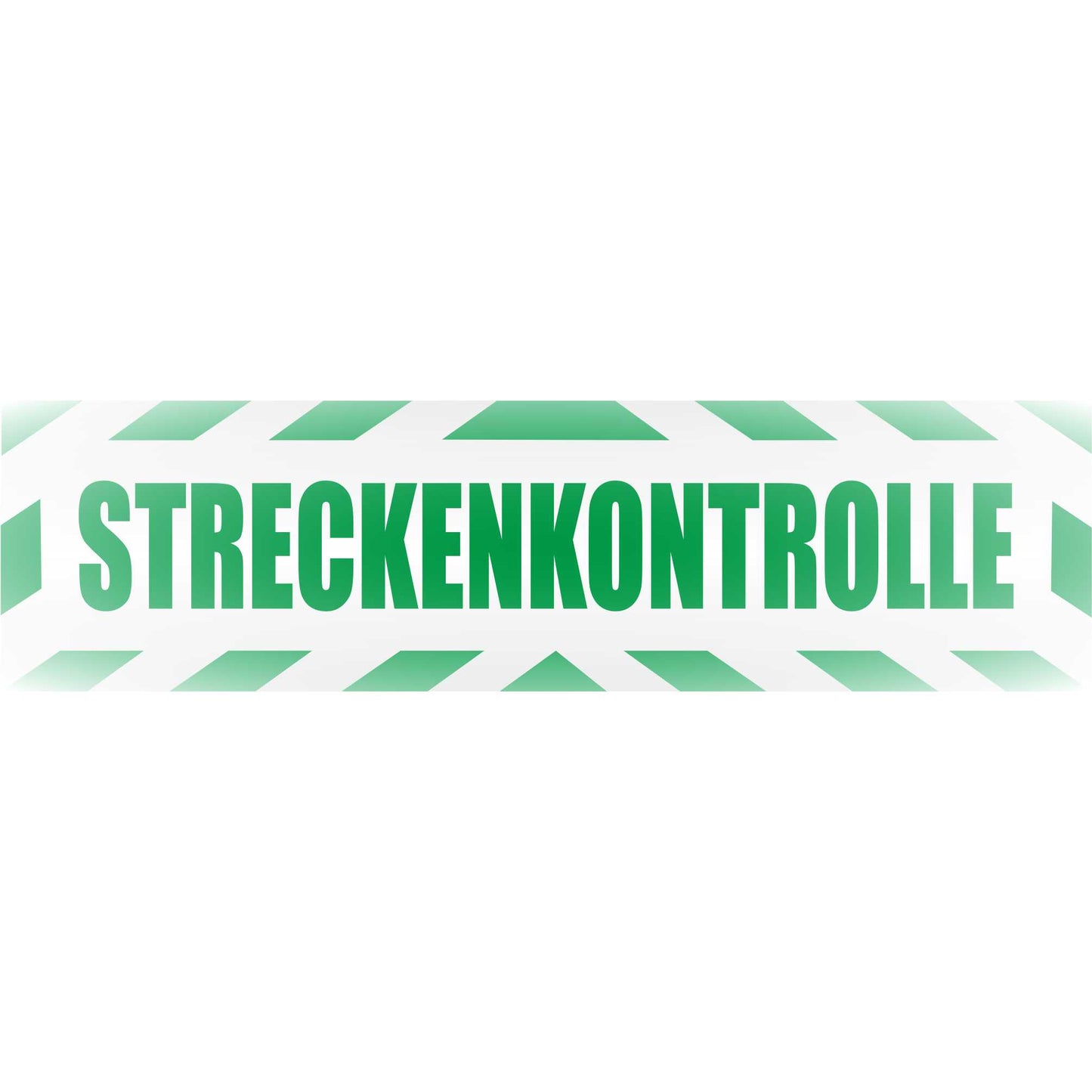 Magnetschild - Streckenkontrolle - Magnetfolie für Auto - LKW - Truck - Baustelle - Firma