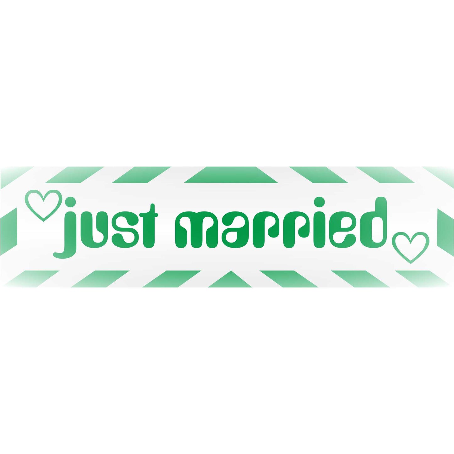 Magnetschild - Just married - Magnetfolie für Auto - LKW - Truck - Baustelle - Firma