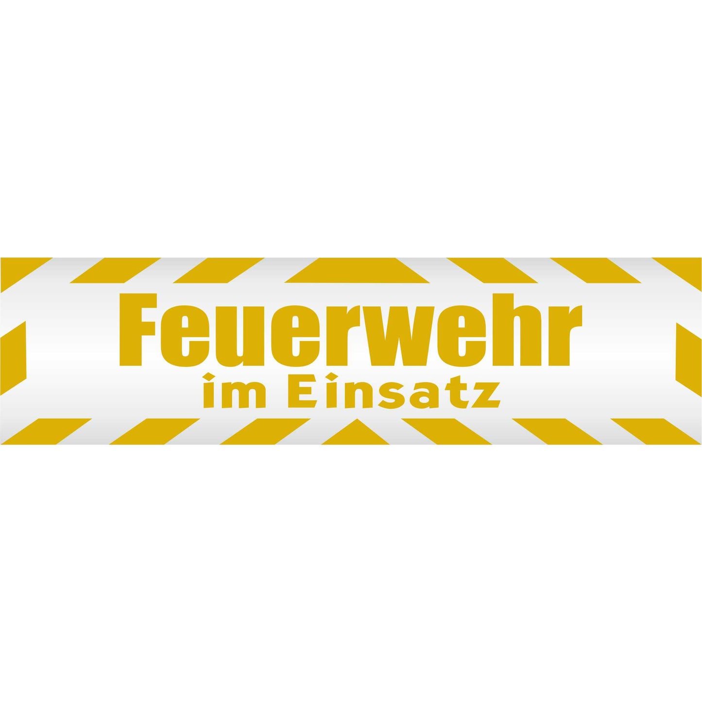 Magnetschild - Feuerwehr im Einsatz - Magnetfolie für Auto - LKW - Truck - Baustelle - Firma