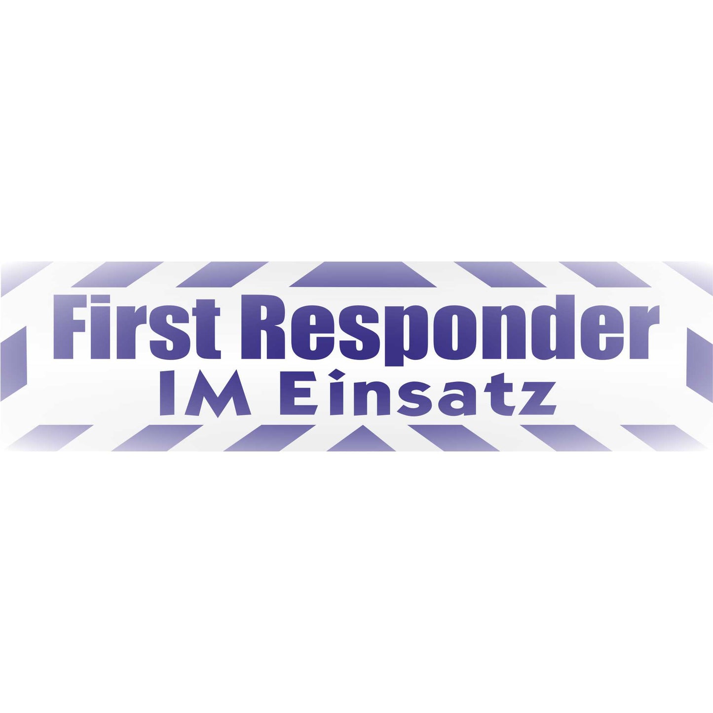 Magnetschild - First Responder im Einsatz - Magnetfolie für Auto - LKW - Truck - Baustelle - Firma