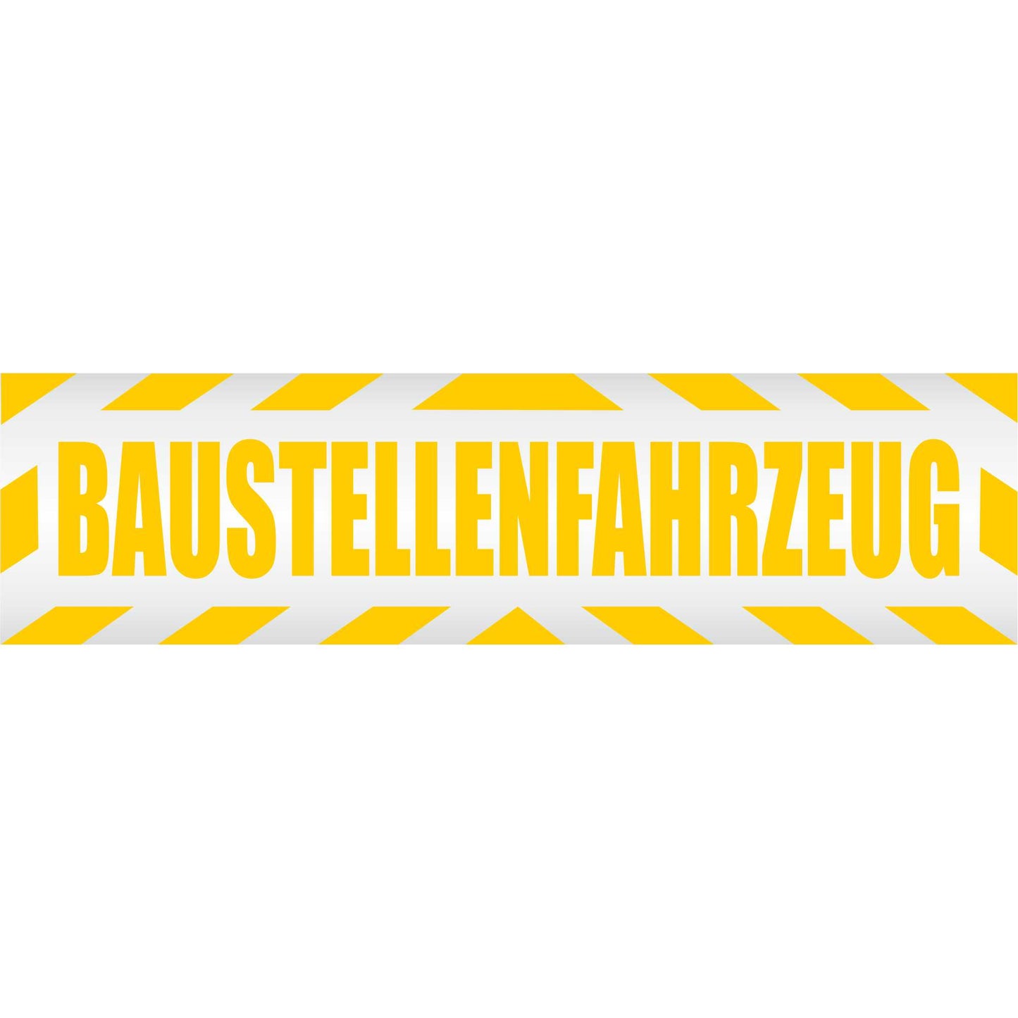 Magnetschild - Baustellenfahrzeug - Magnetfolie für Auto - LKW - Truck - Baustelle - Firma