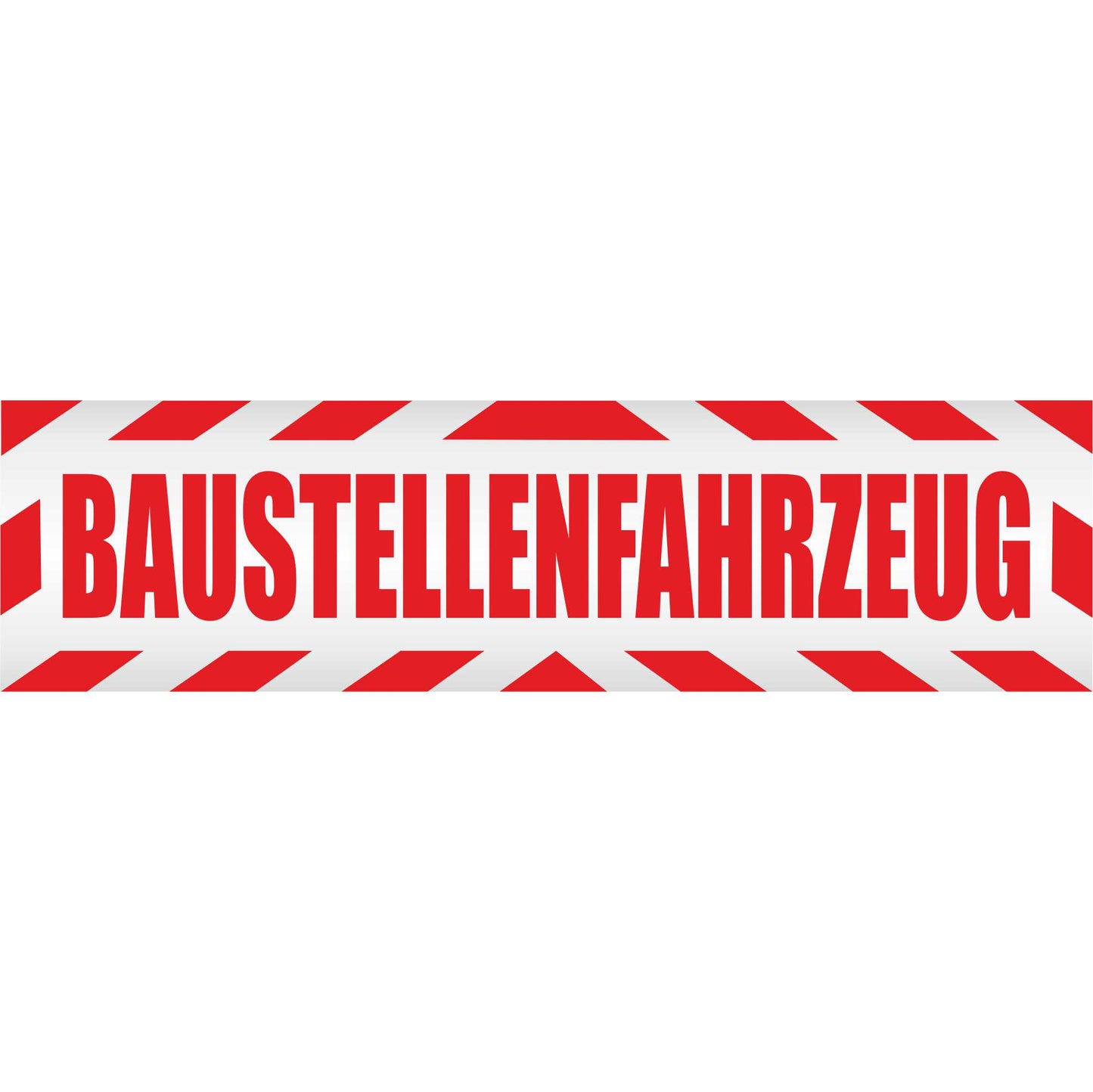 Magnetschild - Baustellenfahrzeug - Magnetfolie für Auto - LKW - Truck - Baustelle - Firma
