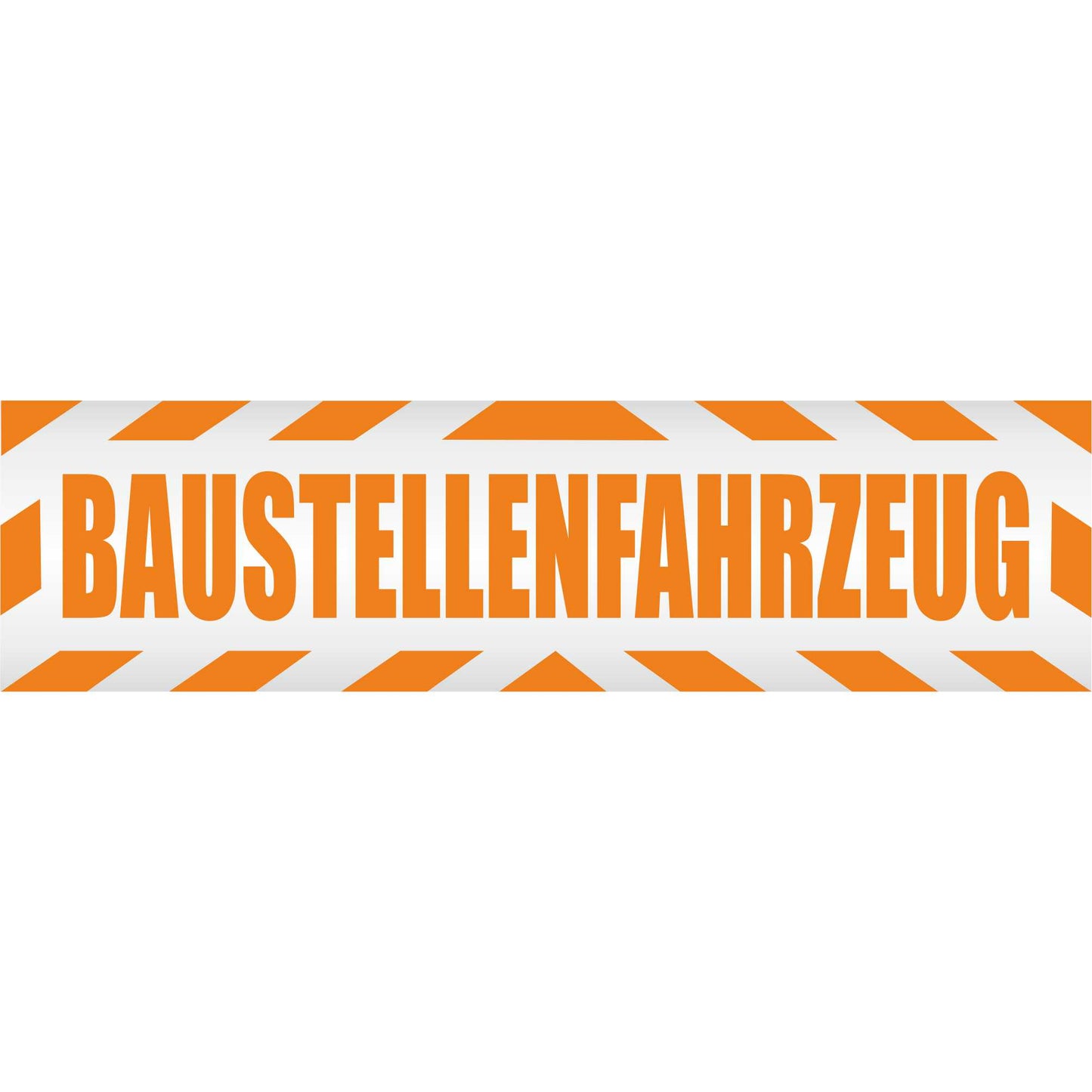 Magnetschild - Baustellenfahrzeug - Magnetfolie für Auto - LKW - Truck - Baustelle - Firma
