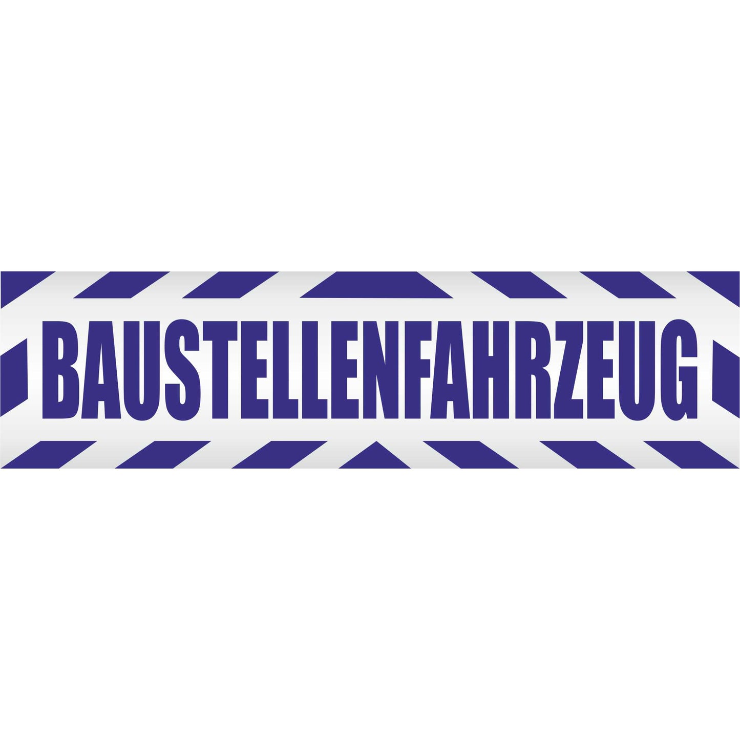 Magnetschild - Baustellenfahrzeug - Magnetfolie für Auto - LKW - Truck - Baustelle - Firma
