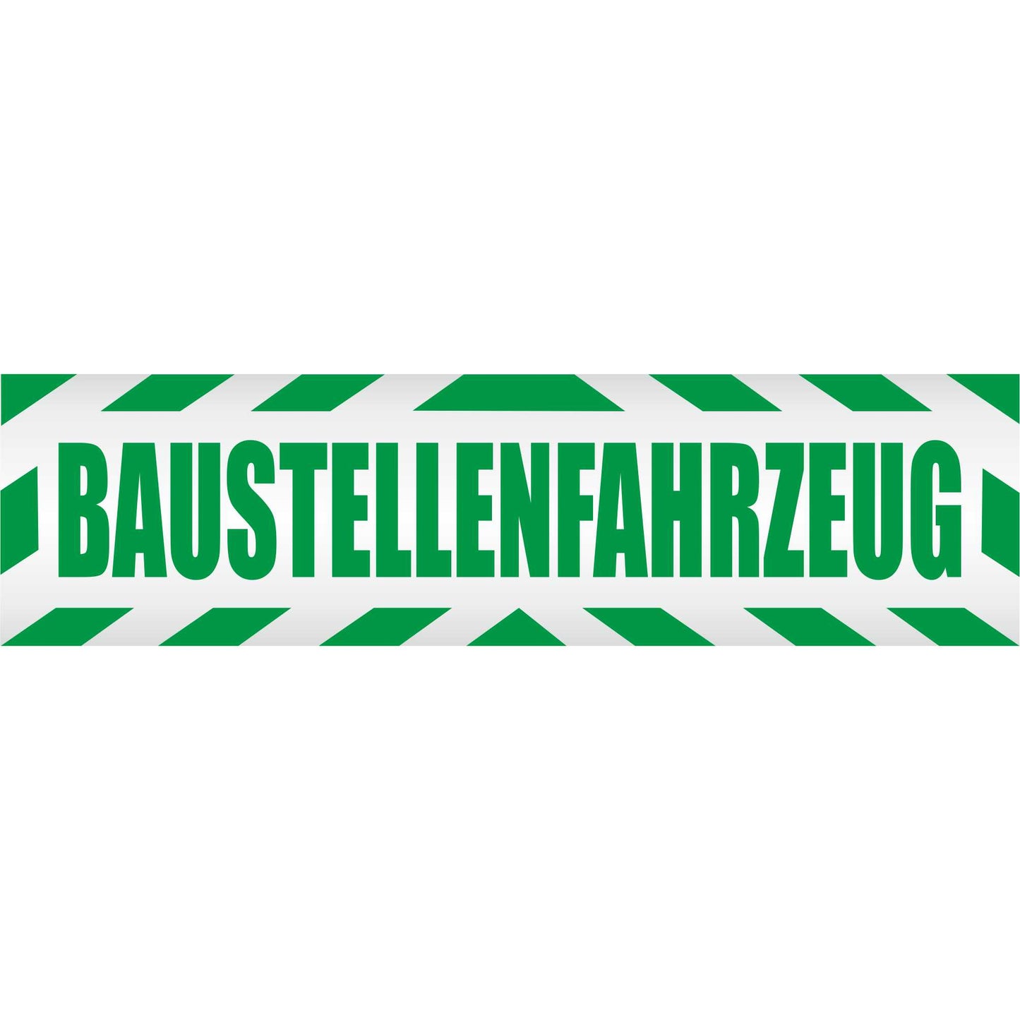 Magnetschild - Baustellenfahrzeug - Magnetfolie für Auto - LKW - Truck - Baustelle - Firma