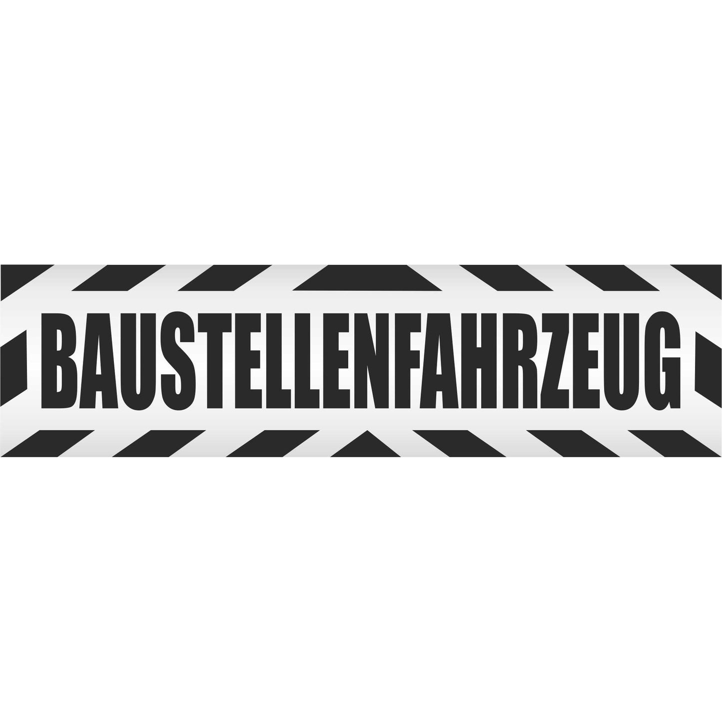 Magnetschild - Baustellenfahrzeug - Magnetfolie für Auto - LKW - Truck - Baustelle - Firma
