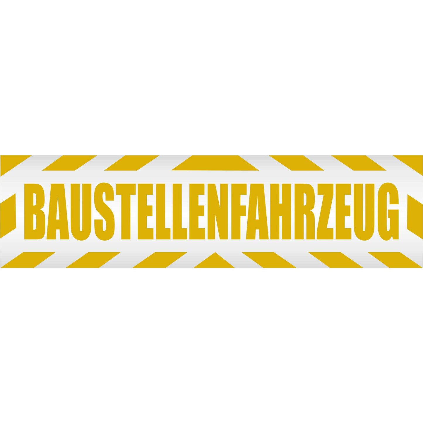 Magnetschild - Baustellenfahrzeug - Magnetfolie für Auto - LKW - Truck - Baustelle - Firma