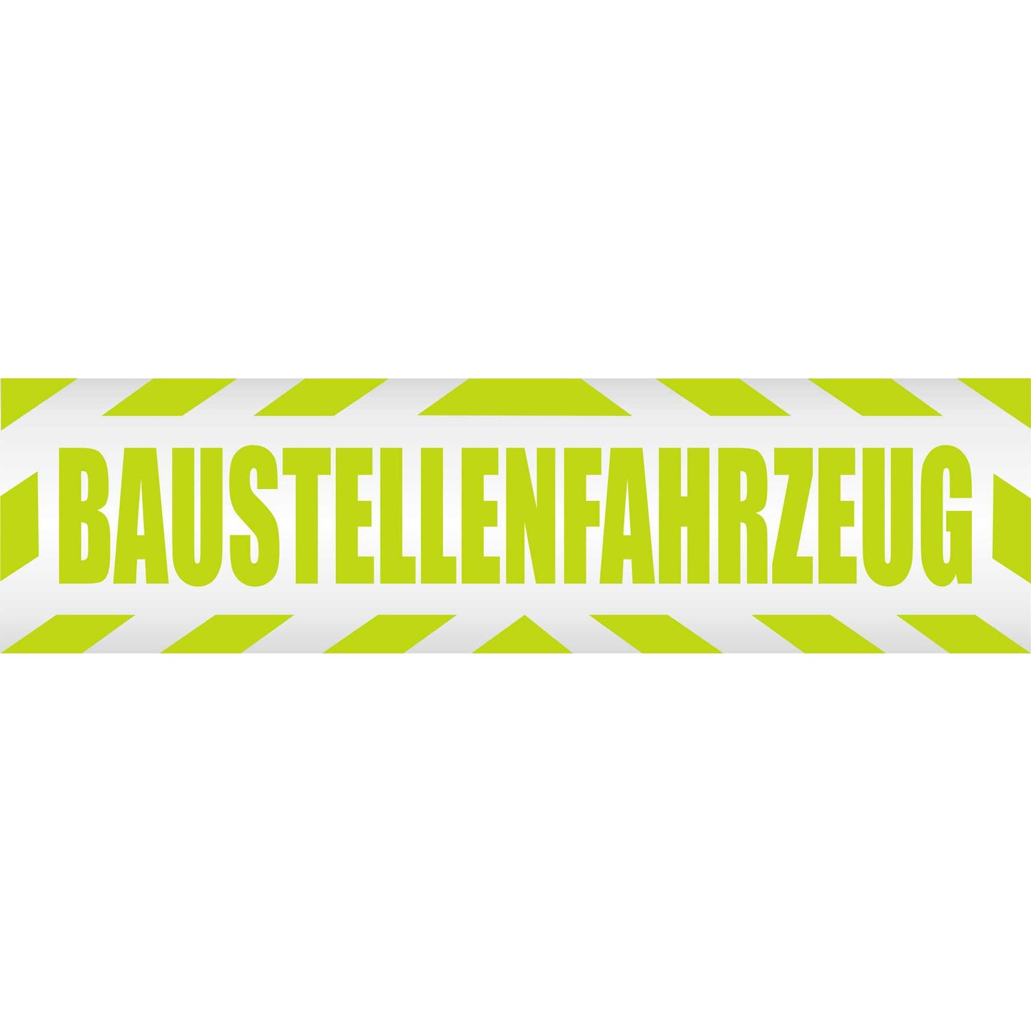 Magnetschild - Baustellenfahrzeug - Magnetfolie für Auto - LKW - Truck - Baustelle - Firma