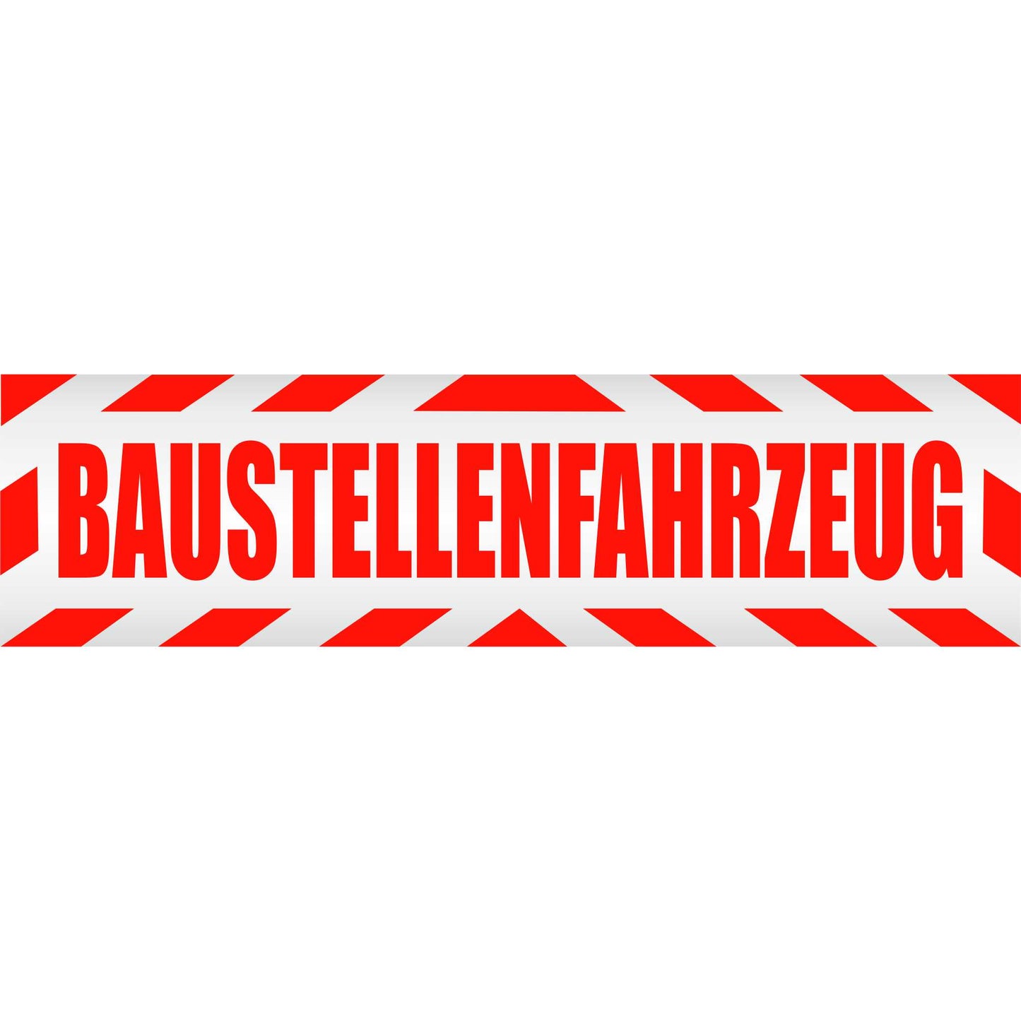 Magnetschild - Baustellenfahrzeug - Magnetfolie für Auto - LKW - Truck - Baustelle - Firma
