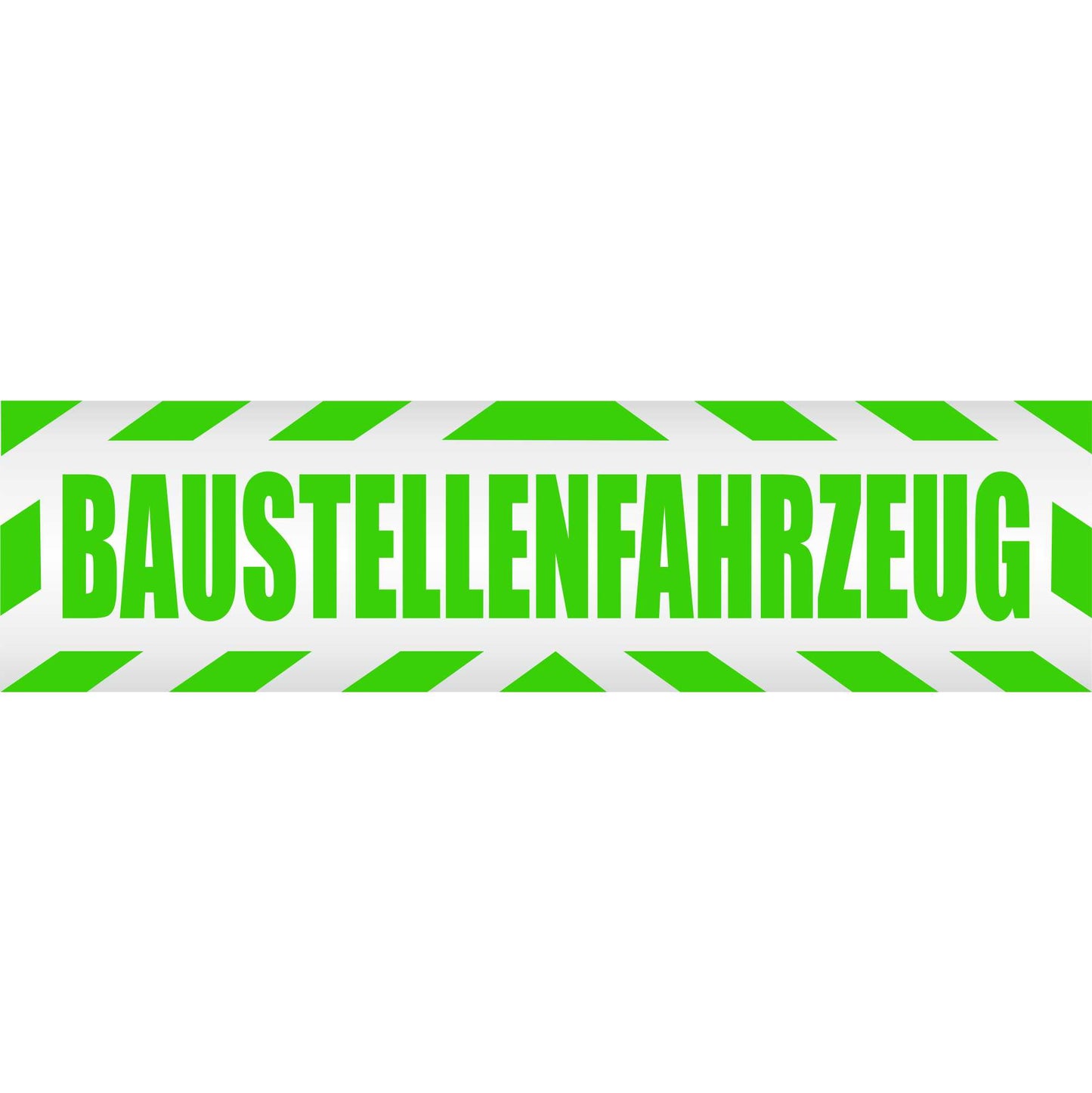 Magnetschild - Baustellenfahrzeug - Magnetfolie für Auto - LKW - Truck - Baustelle - Firma