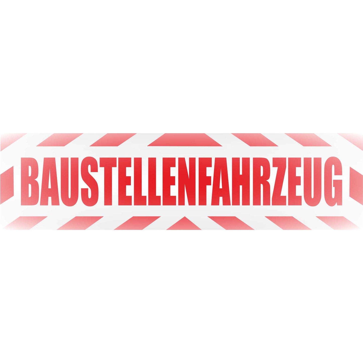 Magnetschild - Baustellenfahrzeug - Magnetfolie für Auto - LKW - Truck - Baustelle - Firma