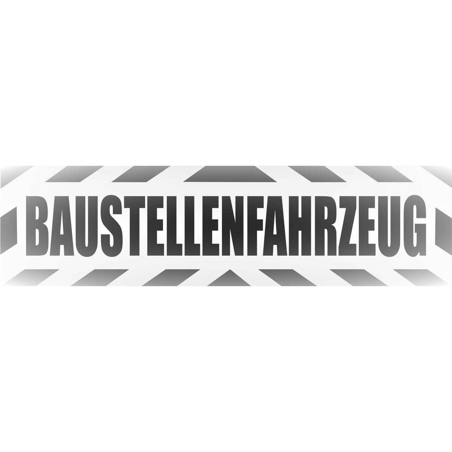 Magnetschild - Baustellenfahrzeug - Magnetfolie für Auto - LKW - Truck - Baustelle - Firma