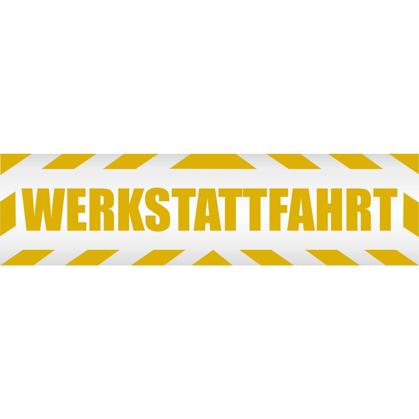 Magnetschild - Werkstattfahrt - Magnetfolie für Auto - LKW - Truck - Baustelle - Firma