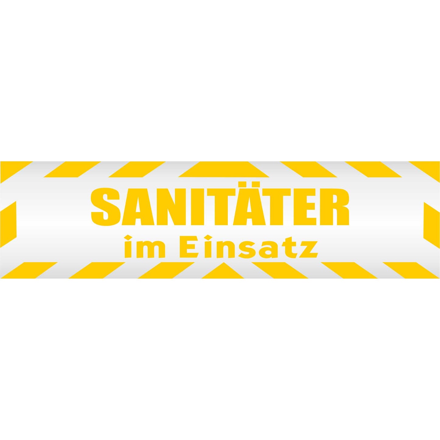 Magnetschild - Sanitäter im Einsatz - Magnetfolie für Auto - LKW - Truck - Baustelle - Firma