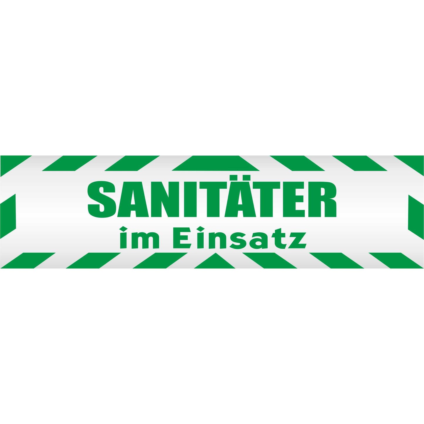 Magnetschild - Sanitäter im Einsatz - Magnetfolie für Auto - LKW - Truck - Baustelle - Firma