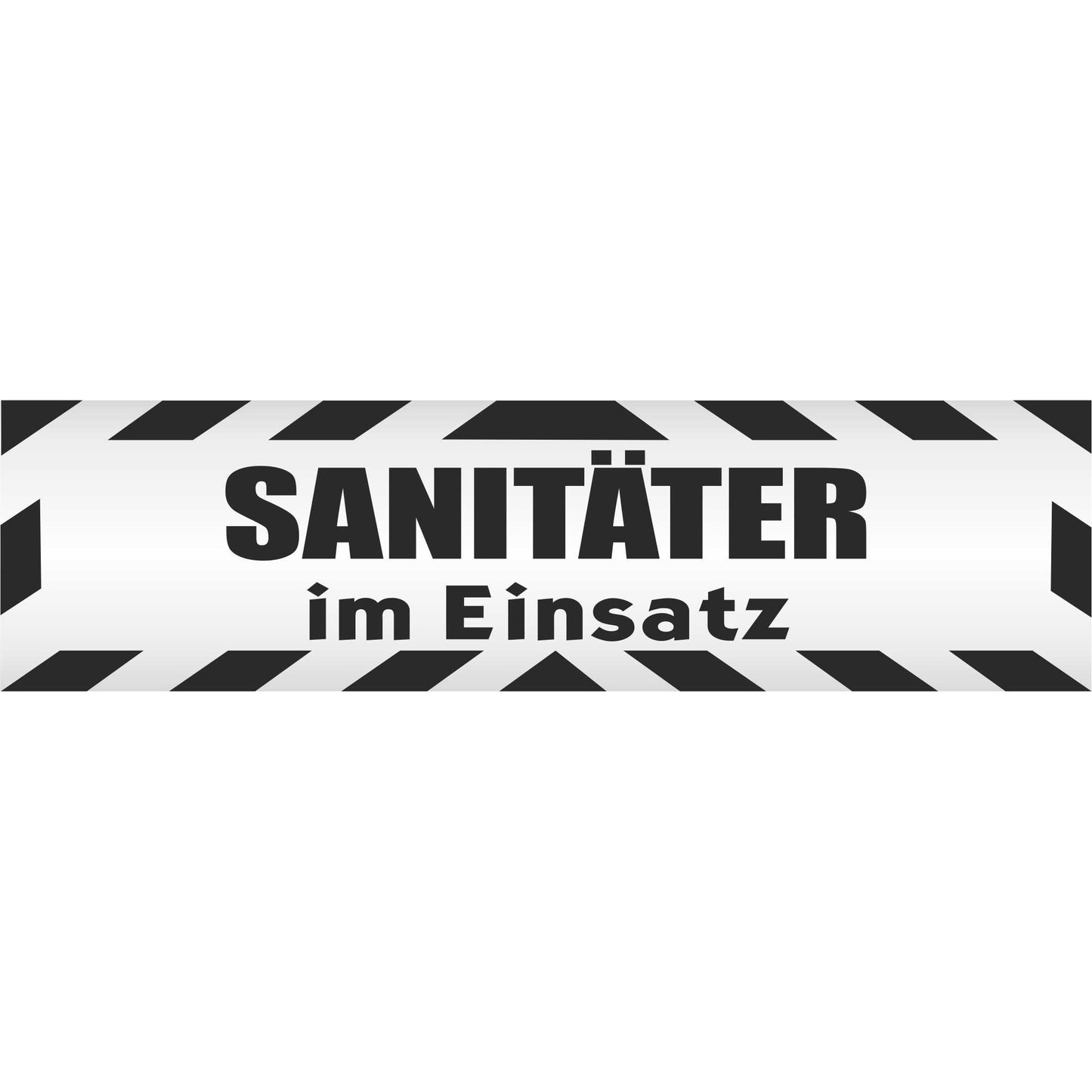 Magnetschild - Sanitäter im Einsatz - Magnetfolie für Auto - LKW - Truck - Baustelle - Firma
