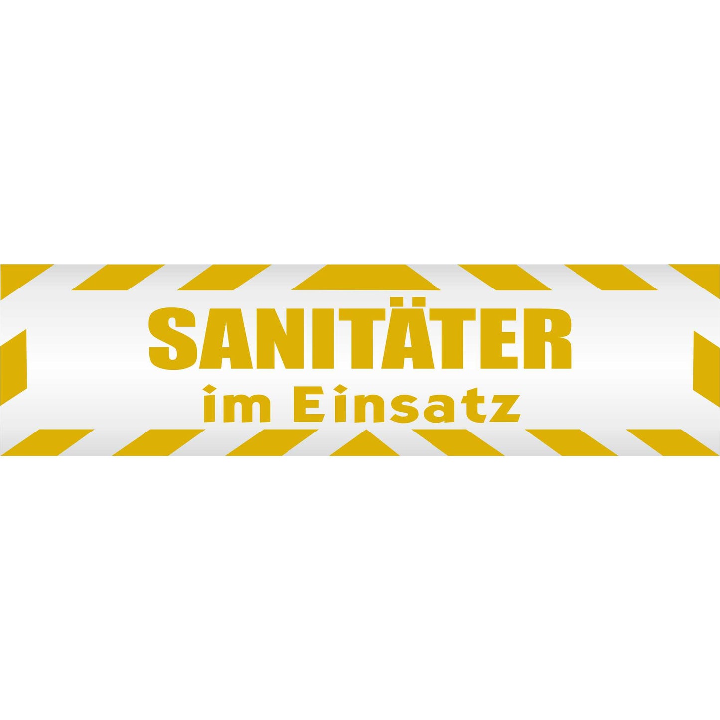 Magnetschild - Sanitäter im Einsatz - Magnetfolie für Auto - LKW - Truck - Baustelle - Firma
