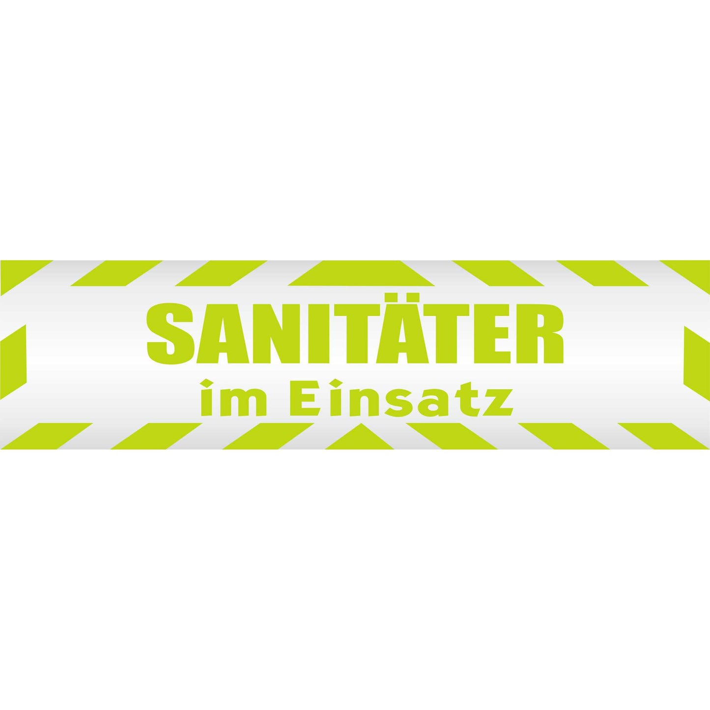 Magnetschild - Sanitäter im Einsatz - Magnetfolie für Auto - LKW - Truck - Baustelle - Firma