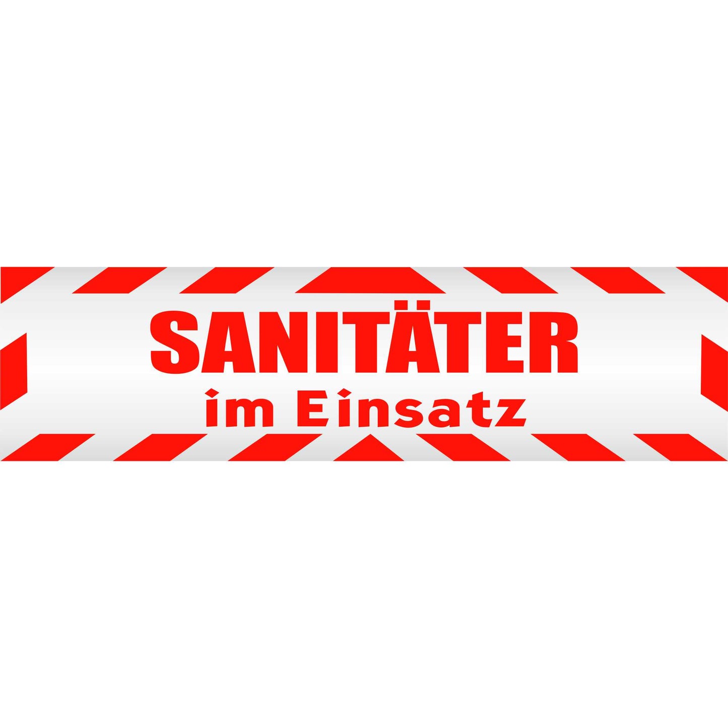 Magnetschild - Sanitäter im Einsatz - Magnetfolie für Auto - LKW - Truck - Baustelle - Firma