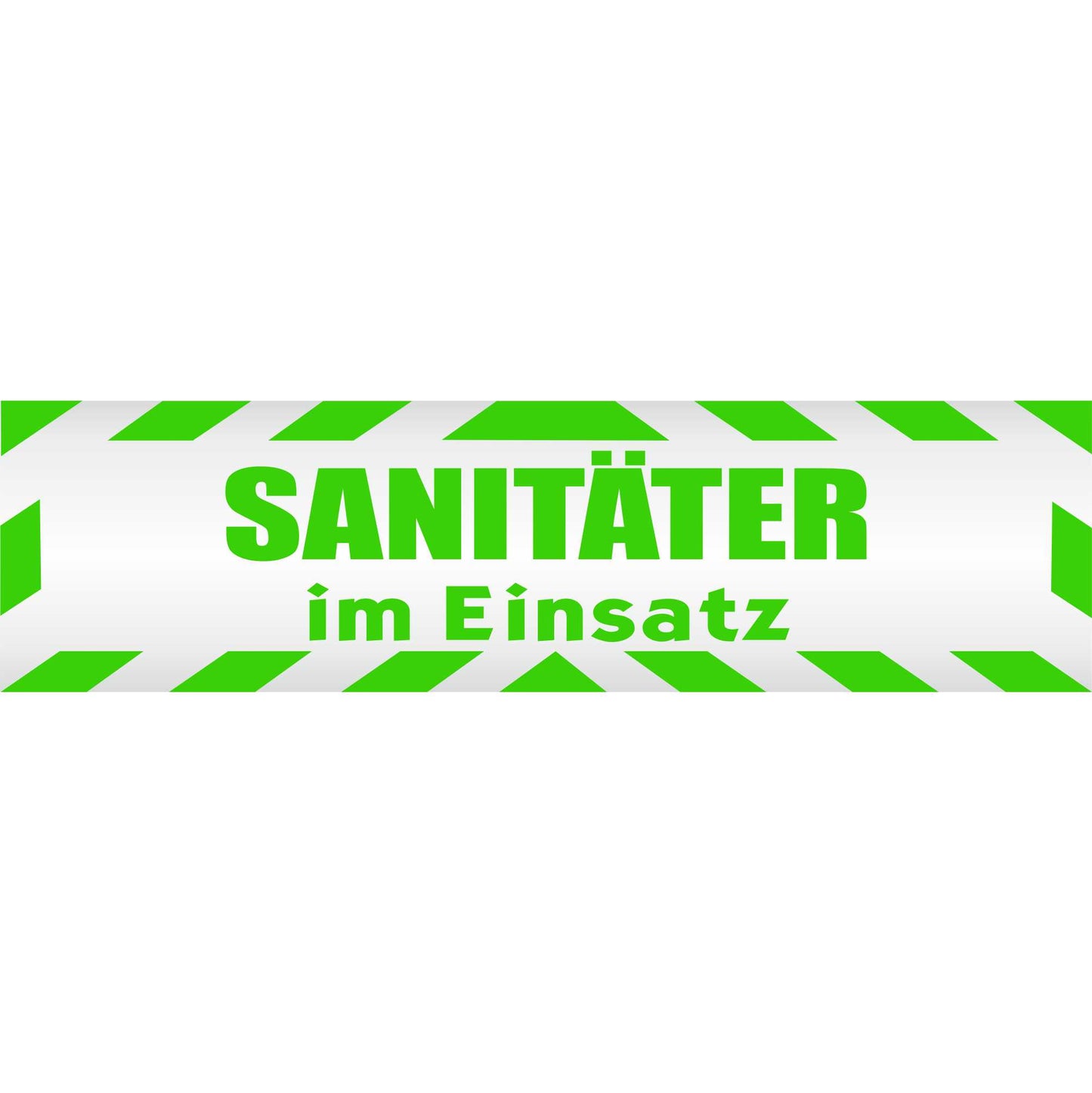 Magnetschild - Sanitäter im Einsatz - Magnetfolie für Auto - LKW - Truck - Baustelle - Firma