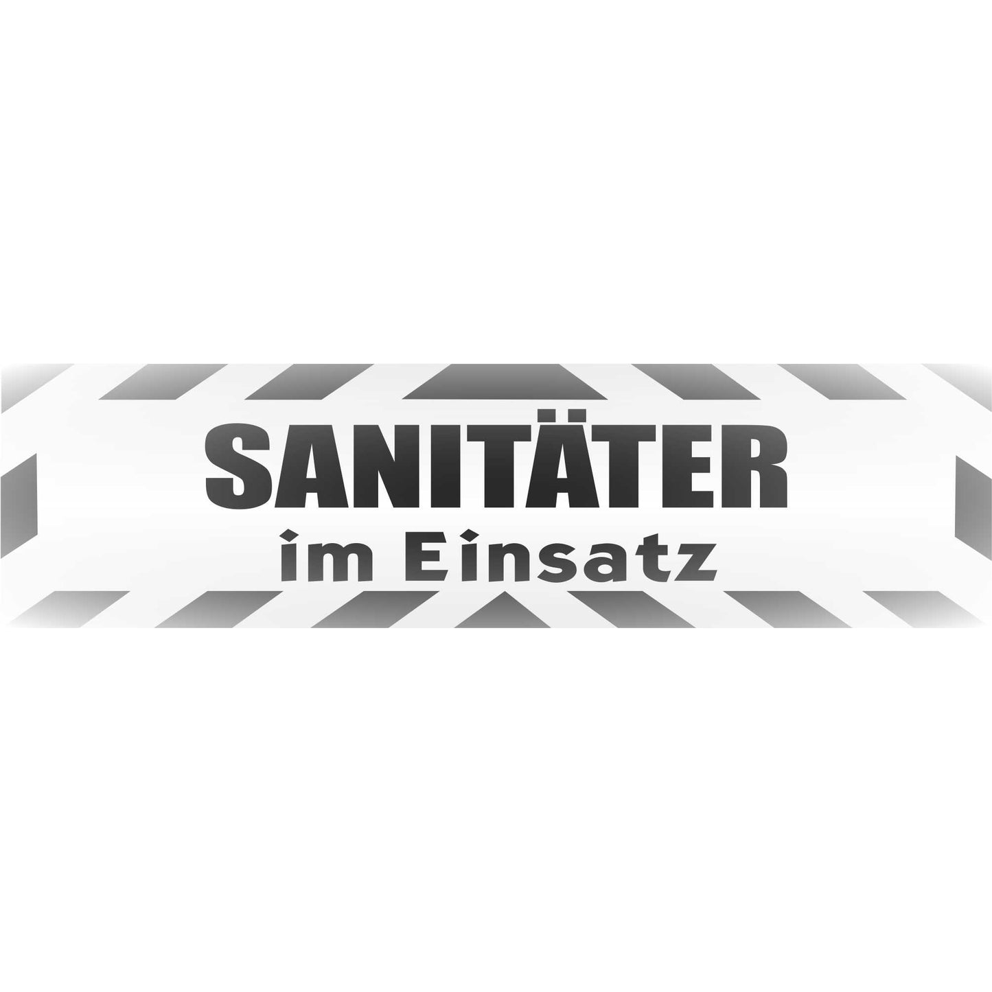 Magnetschild - Sanitäter im Einsatz - Magnetfolie für Auto - LKW - Truck - Baustelle - Firma