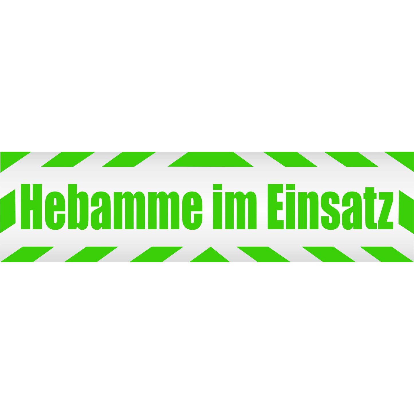 Magnetschild - Hebamme im Einsatz - Magnetfolie für Auto - LKW - Truck - Baustelle - Firma