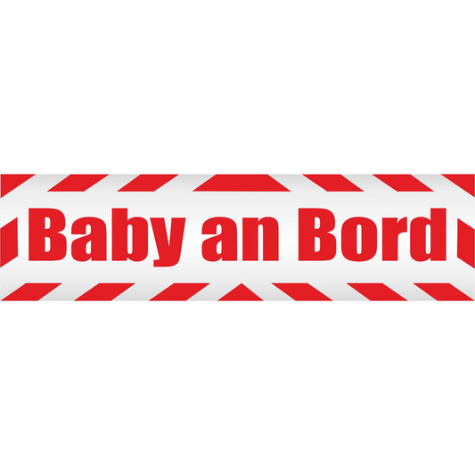 Magnetschild - Baby an Bord - Magnetfolie für Auto - LKW - Truck - Baustelle - Firma